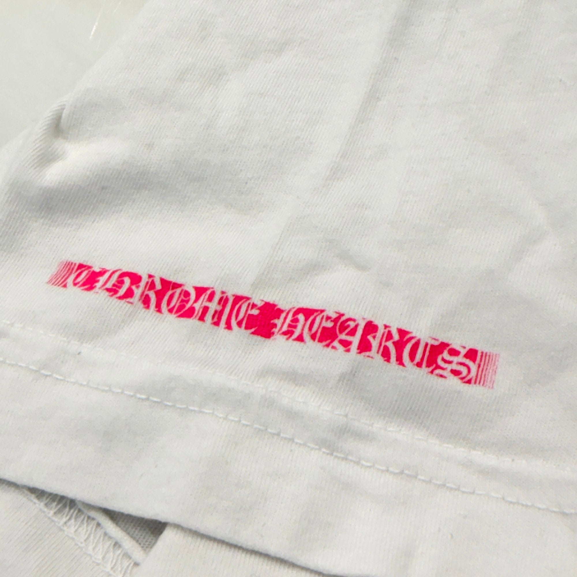 CHROME HEARTS Pink Made In Hollywood Vertical Logo Tee Size XL クロムハーツ ピンク メイドインハリウッド ヴァーティカルロゴ Tシャツ サイズXL