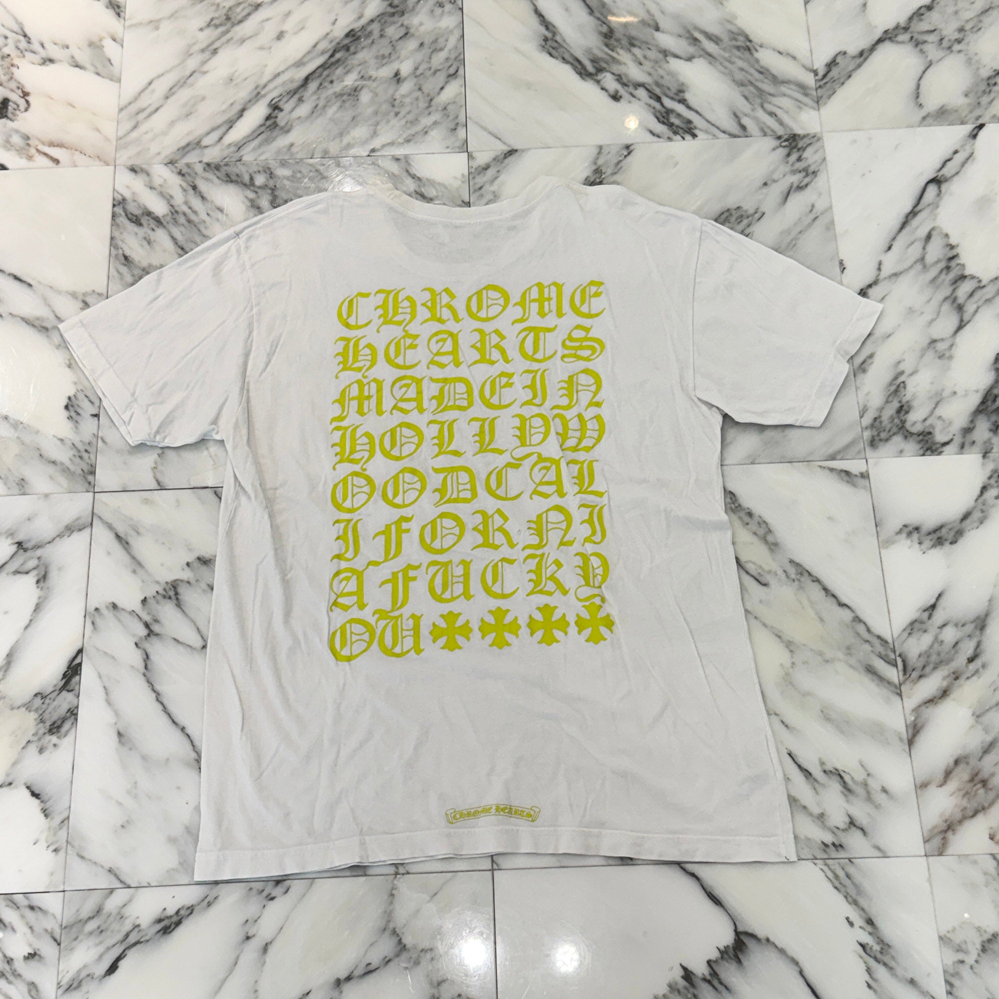 CHROME HEARTS Made In Hollywood Vertical Logo Tee Size XL クロムハーツ メイドインハリウッド ヴァーティカルロゴ Tシャツ サイズXL