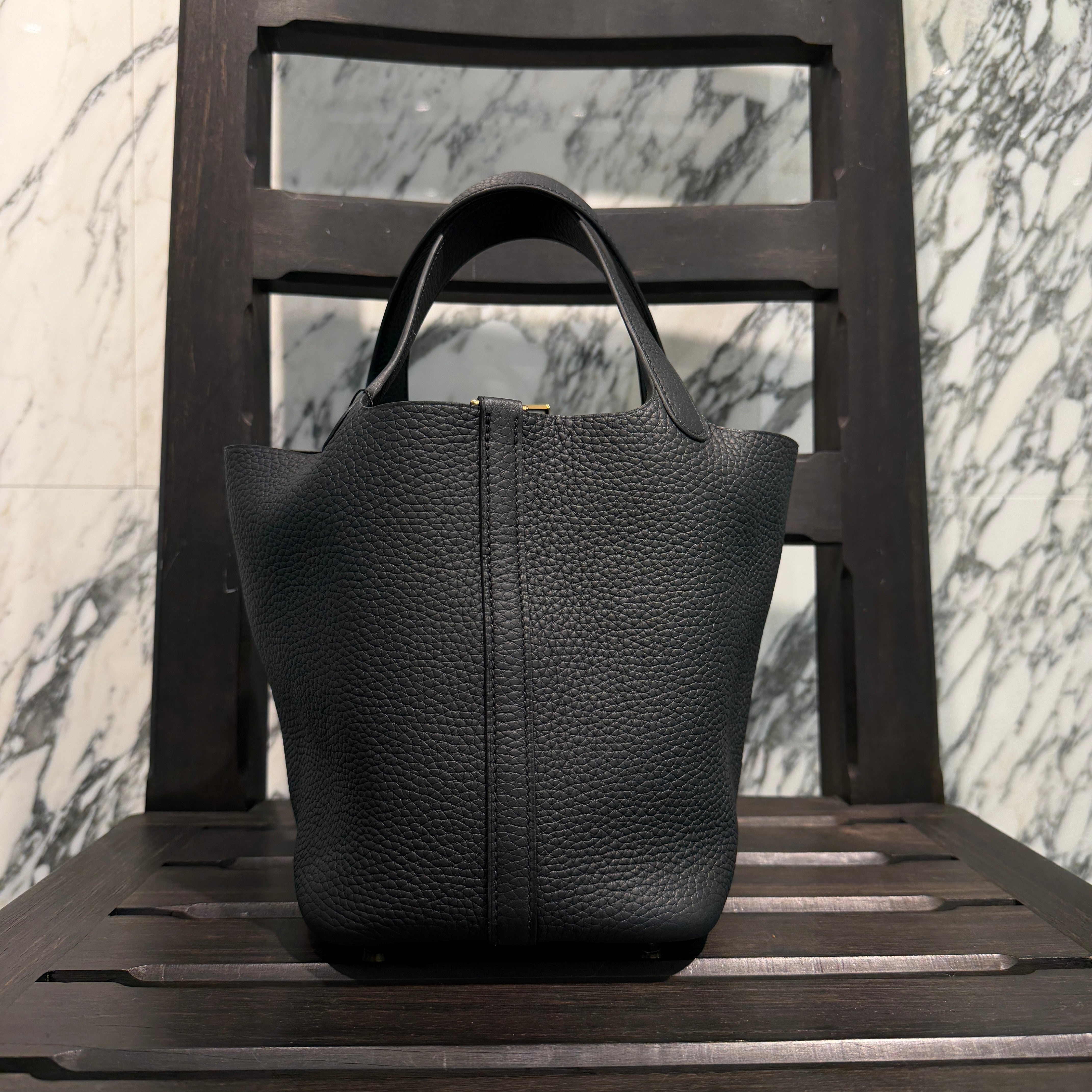 HERMES Picotin Lock PM "NOIR" G刻印 エルメス ピコタンロック PM "ノワール" G刻印