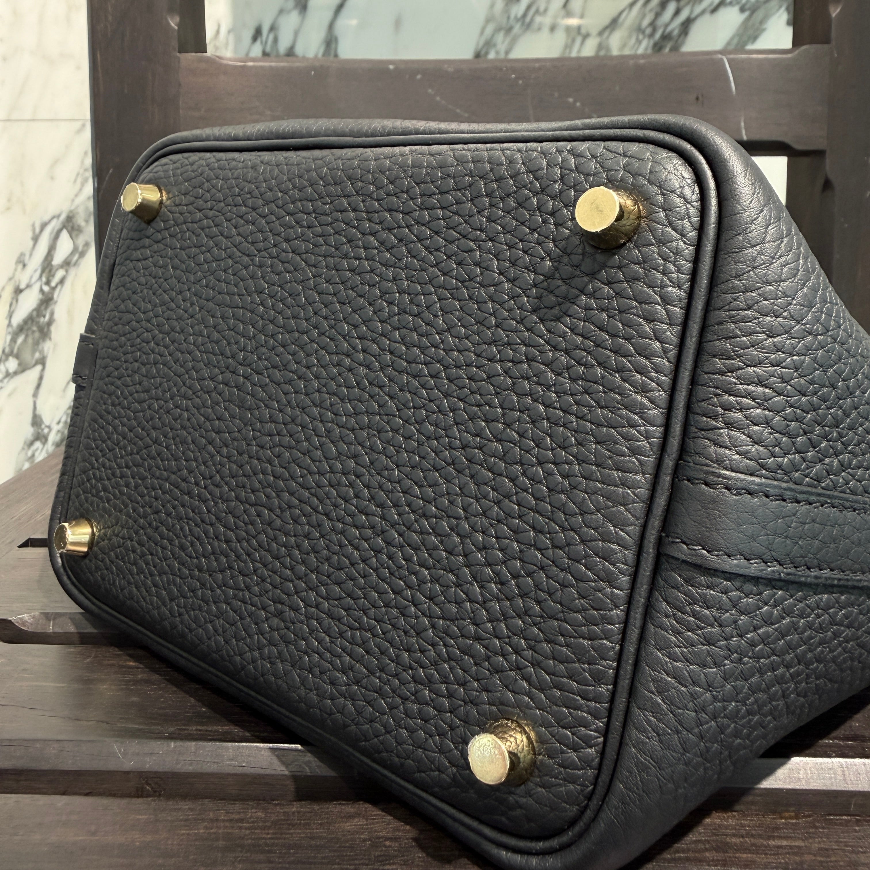 HERMES Picotin Lock PM "NOIR" G刻印 エルメス ピコタンロック PM "ノワール" G刻印