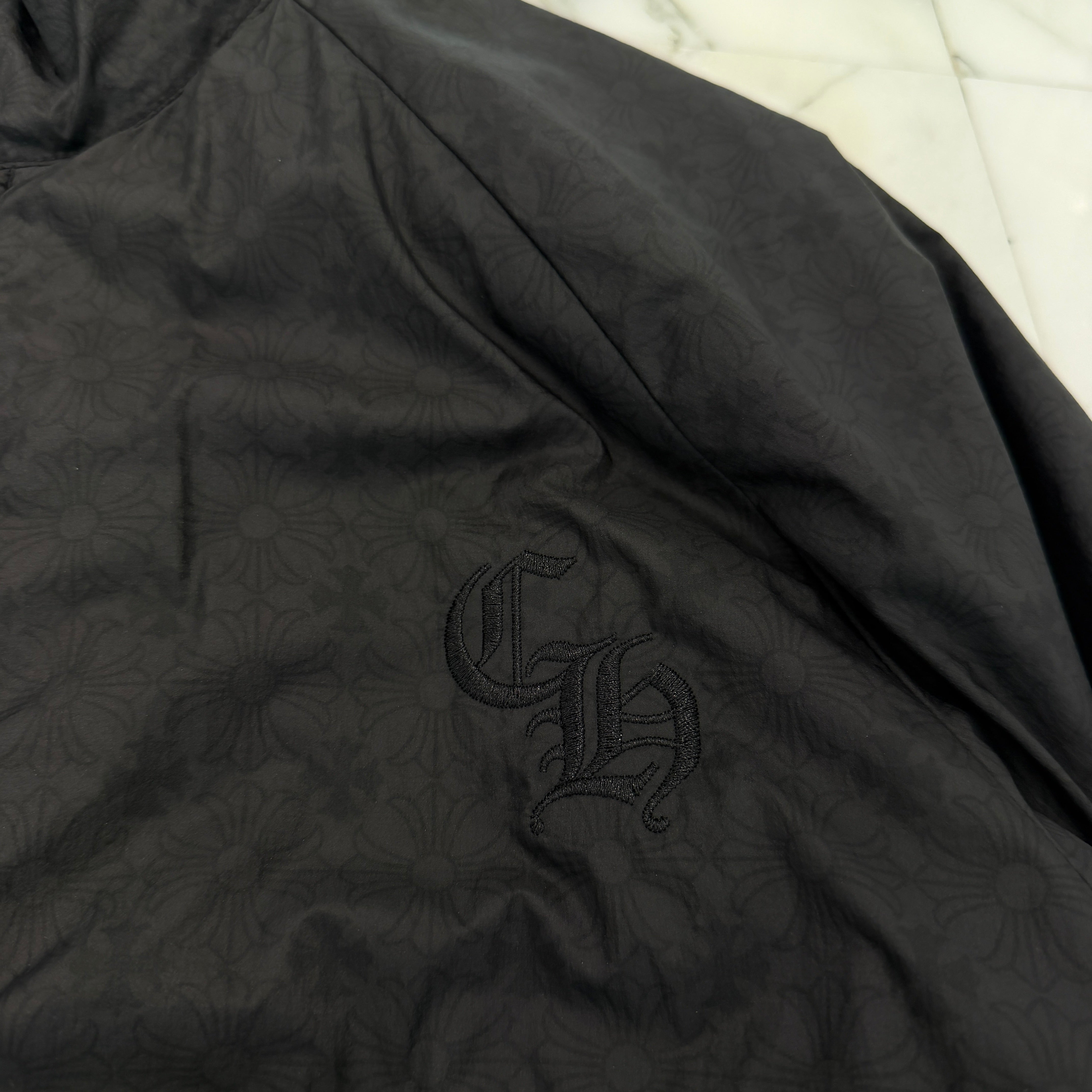 CHROME HEARTS CH Logo Embroidery U Match Point Nylon Jacket Size S クロムハーツ CHロゴ刺繍 Uマッチポイント ナイロンジャケット サイズS