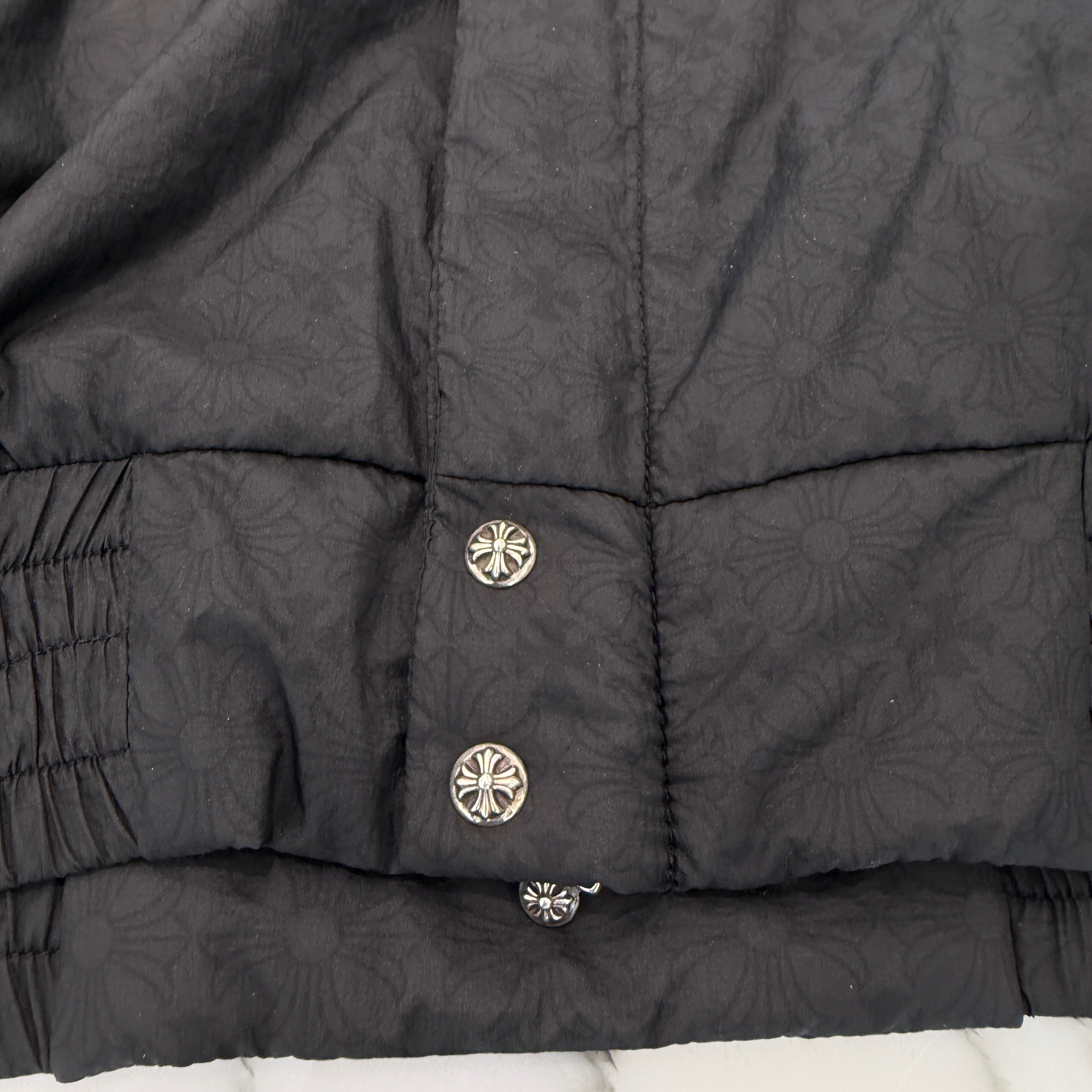 CHROME HEARTS CH Logo Embroidery U Match Point Nylon Jacket Size S クロムハーツ CHロゴ刺繍 Uマッチポイント ナイロンジャケット サイズS