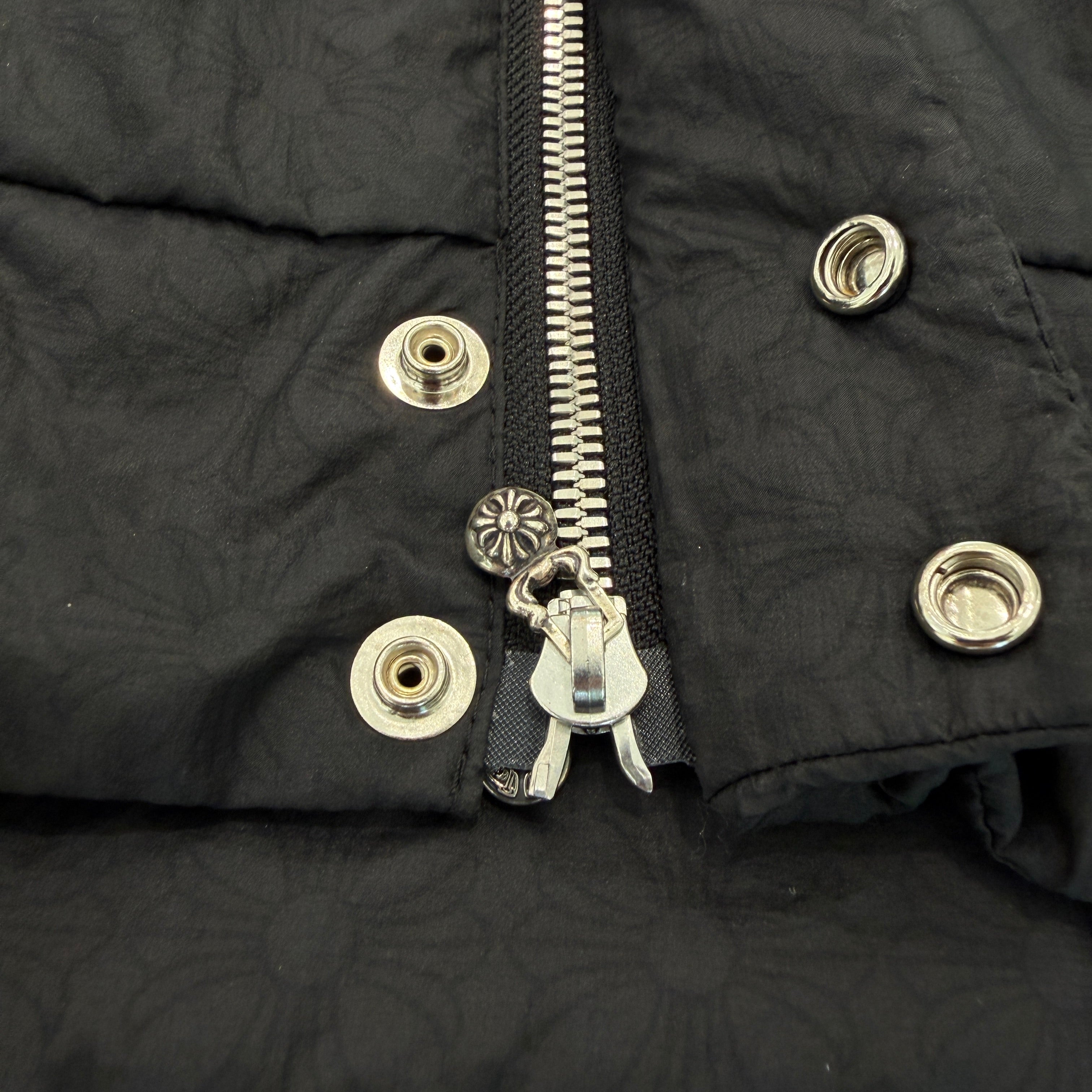 CHROME HEARTS CH Logo Embroidery U Match Point Nylon Jacket Size S クロムハーツ CHロゴ刺繍 Uマッチポイント ナイロンジャケット サイズS