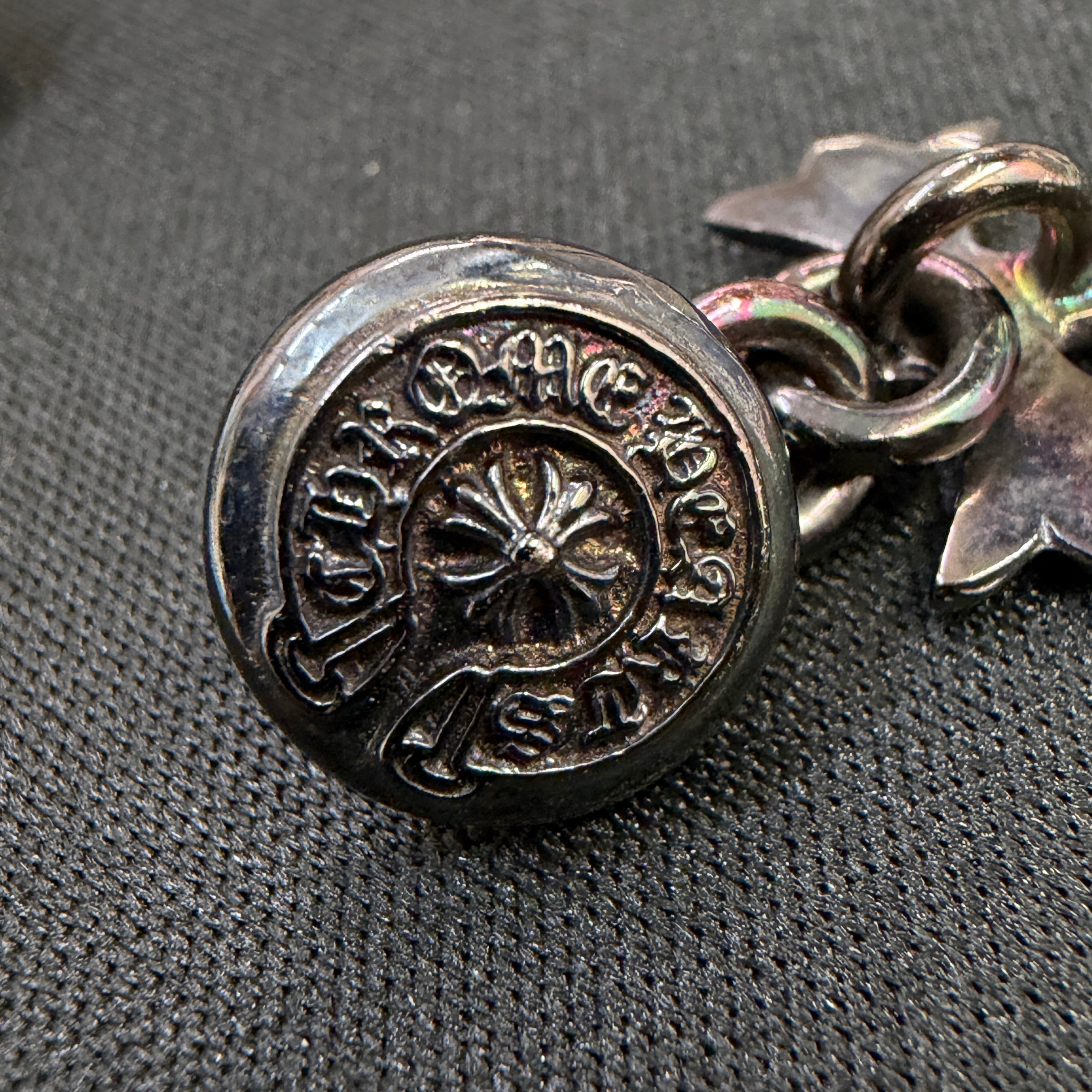 CHROME HEARTS Tiny CH Cross Horseshoe Cuffs クロムハーツ タイニーCHクロス ホースシュー カフス