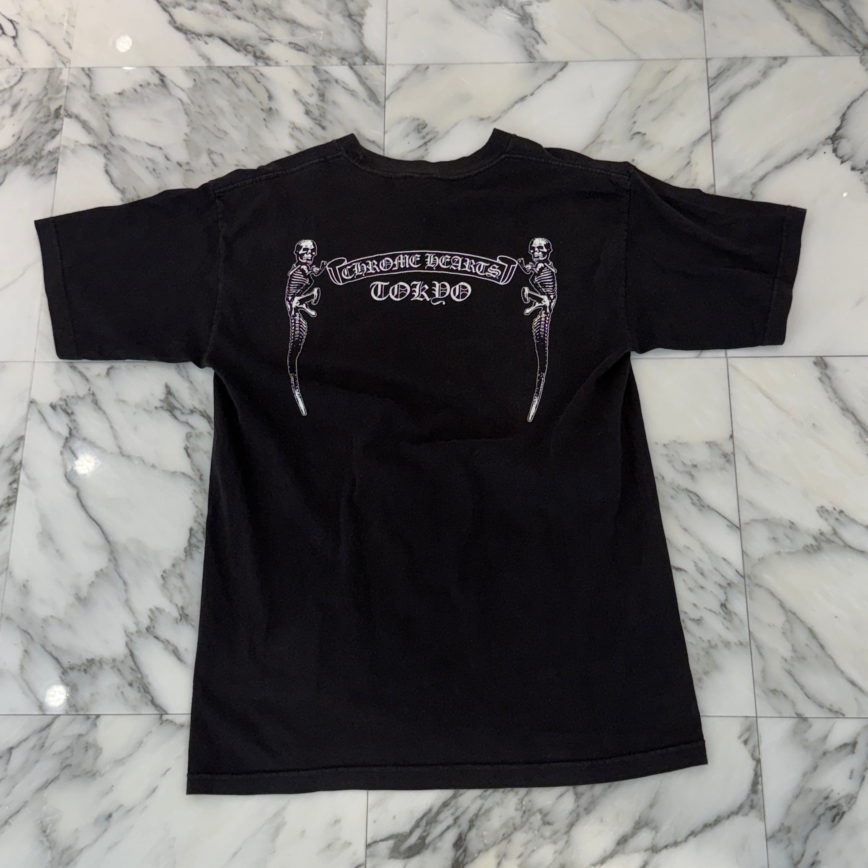 CHROME HEARTS Tokyo Limited FOTI Harris Teeter Back Scroll Tee Size L クロムハーツ 東京限定 フォティ・ハリスティーター バックスクロール Tシャツ サイズL