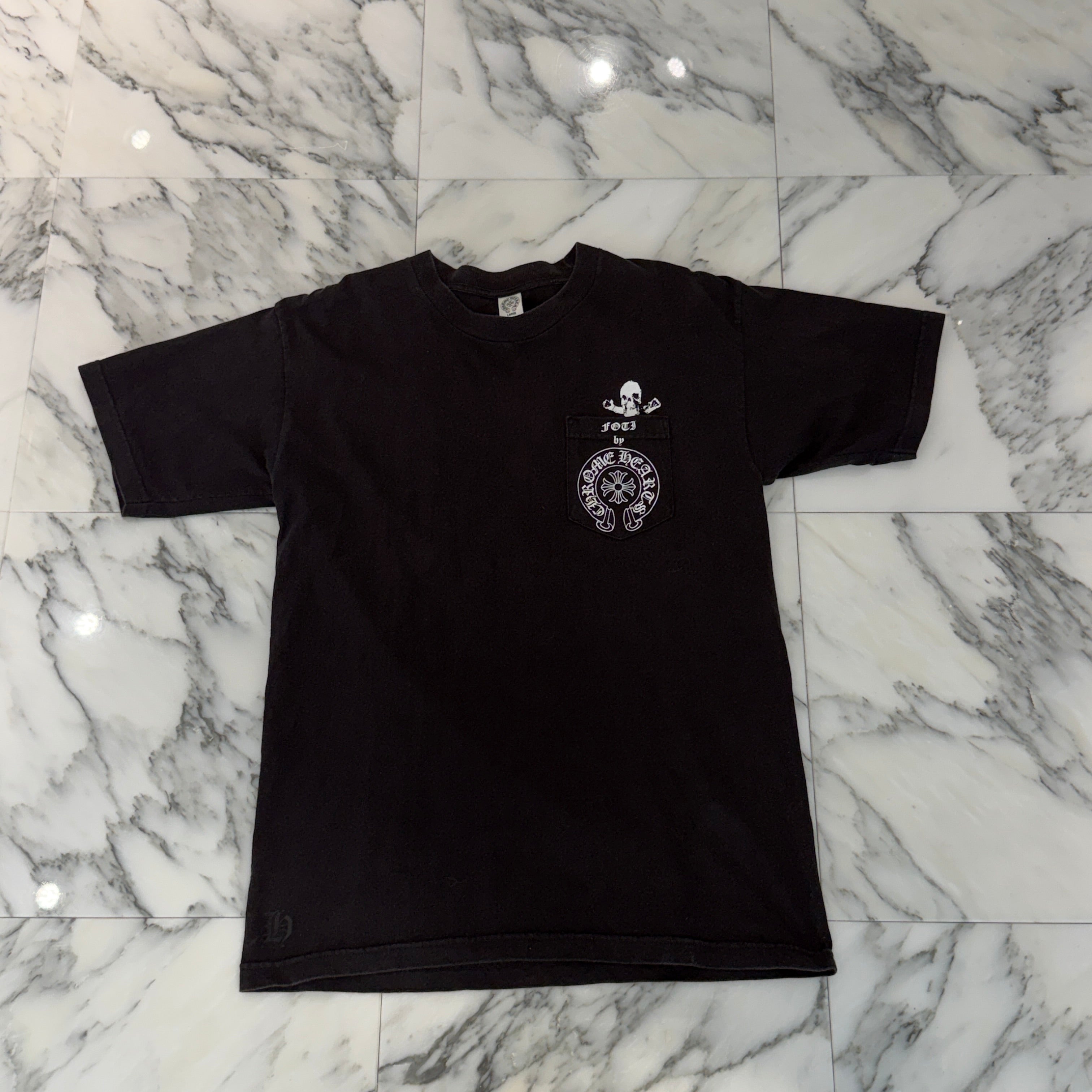 CHROME HEARTS Tokyo Limited FOTI Harris Teeter Back Scroll Tee Size L クロムハーツ 東京限定 フォティ・ハリスティーター バックスクロール Tシャツ サイズL