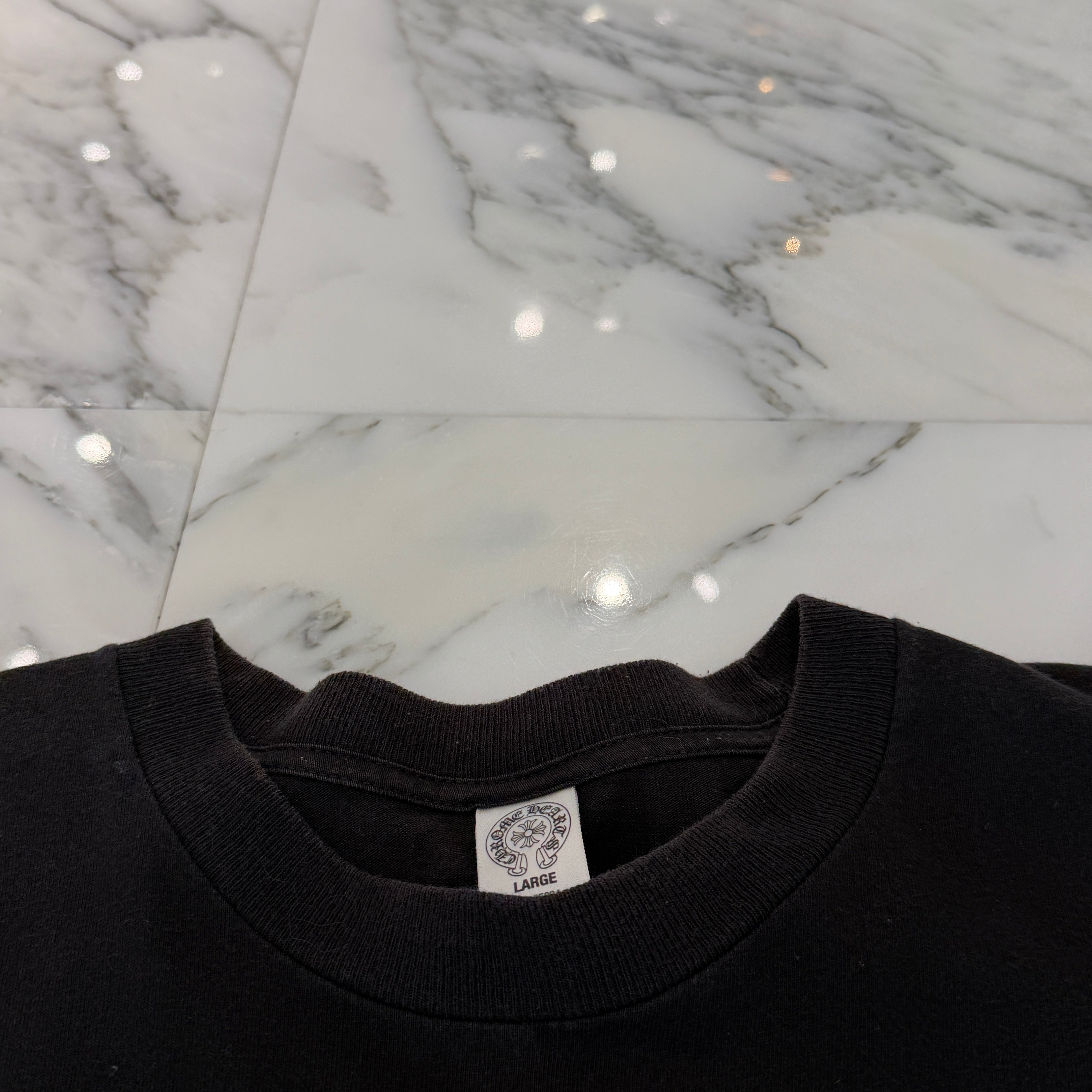 CHROME HEARTS Tokyo Limited FOTI Harris Teeter Back Scroll Tee Size L クロムハーツ 東京限定 フォティ・ハリスティーター バックスクロール Tシャツ サイズL