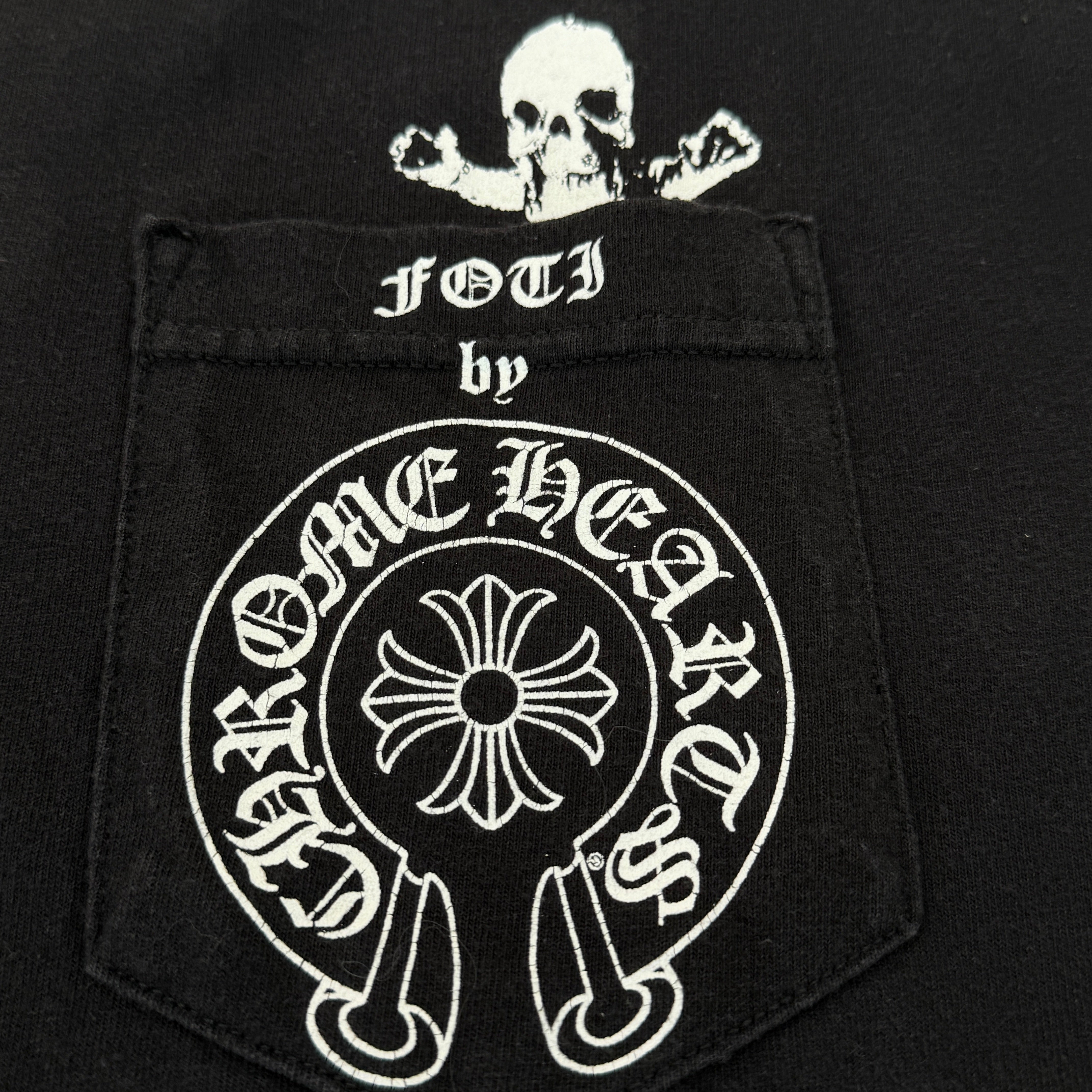 CHROME HEARTS Tokyo Limited FOTI Harris Teeter Back Scroll Tee Size L クロムハーツ 東京限定 フォティ・ハリスティーター バックスクロール Tシャツ サイズL
