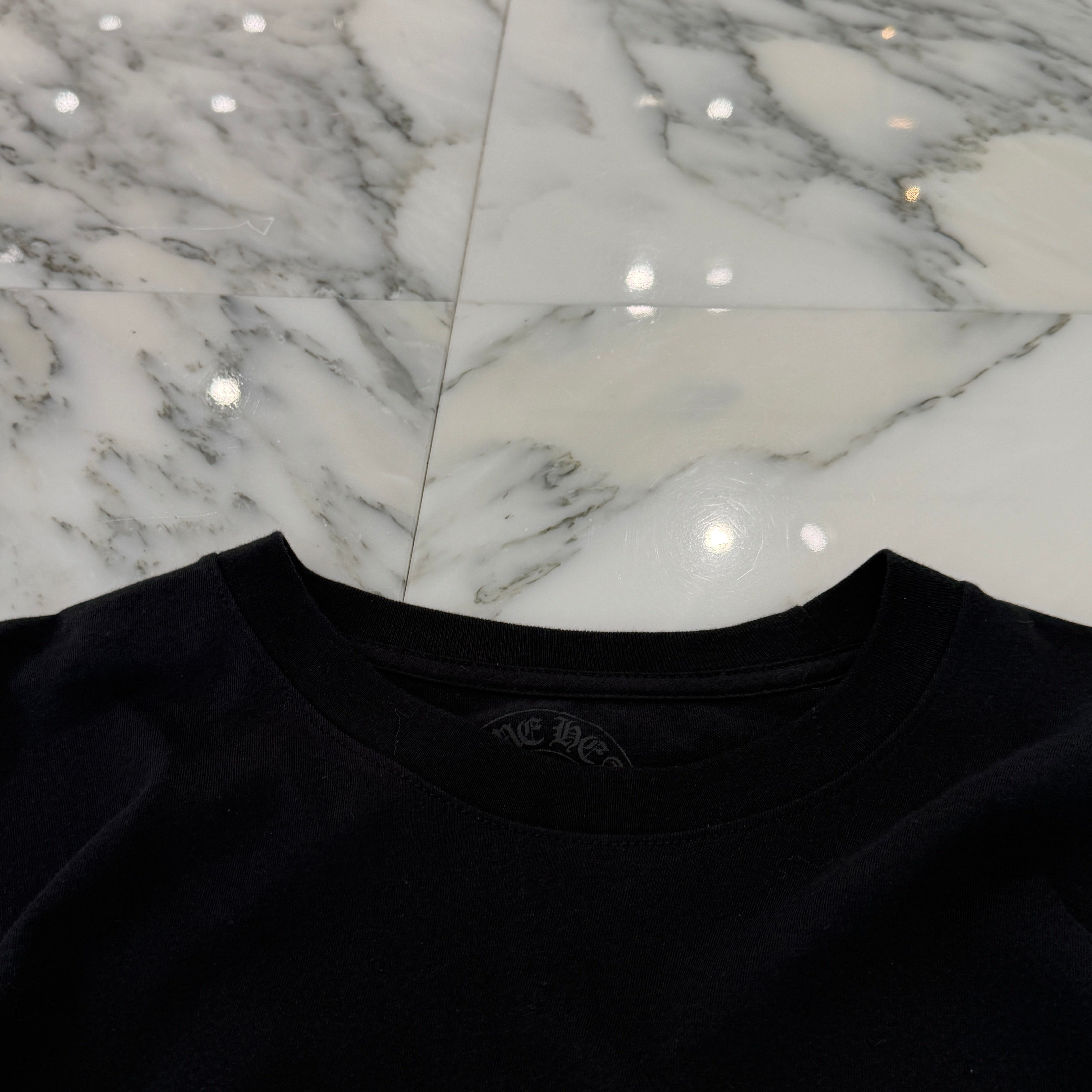 CHROME HEARTS London Limited Floral Cross Horseshoe Long Sleeve Tee XL クロムハーツ ロンドン限定 フローラルクロス ホースシュー ロングスリーブ Tシャツ サイズXL