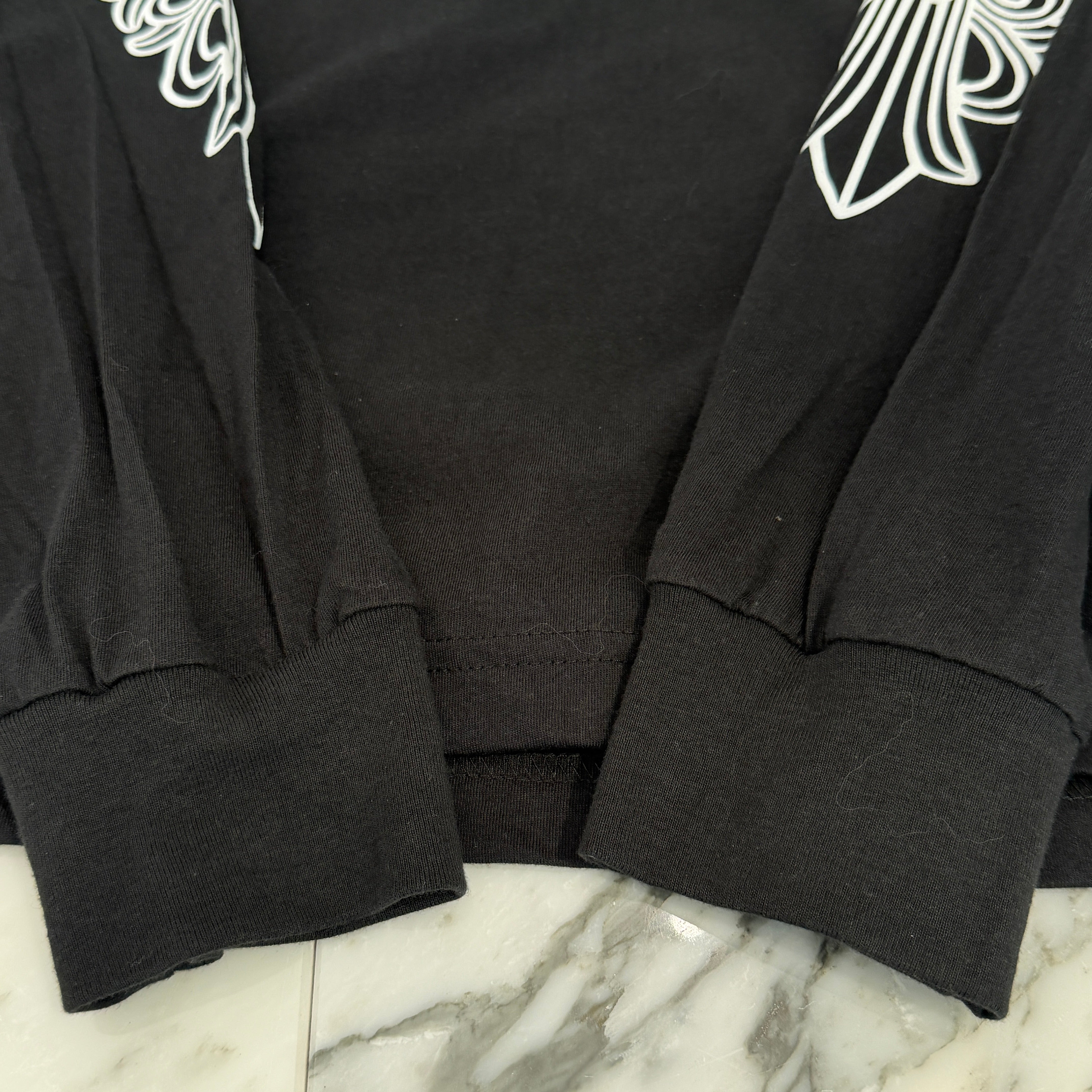 CHROME HEARTS London Limited Floral Cross Horseshoe Long Sleeve Tee XL クロムハーツ ロンドン限定 フローラルクロス ホースシュー ロングスリーブ Tシャツ サイズXL