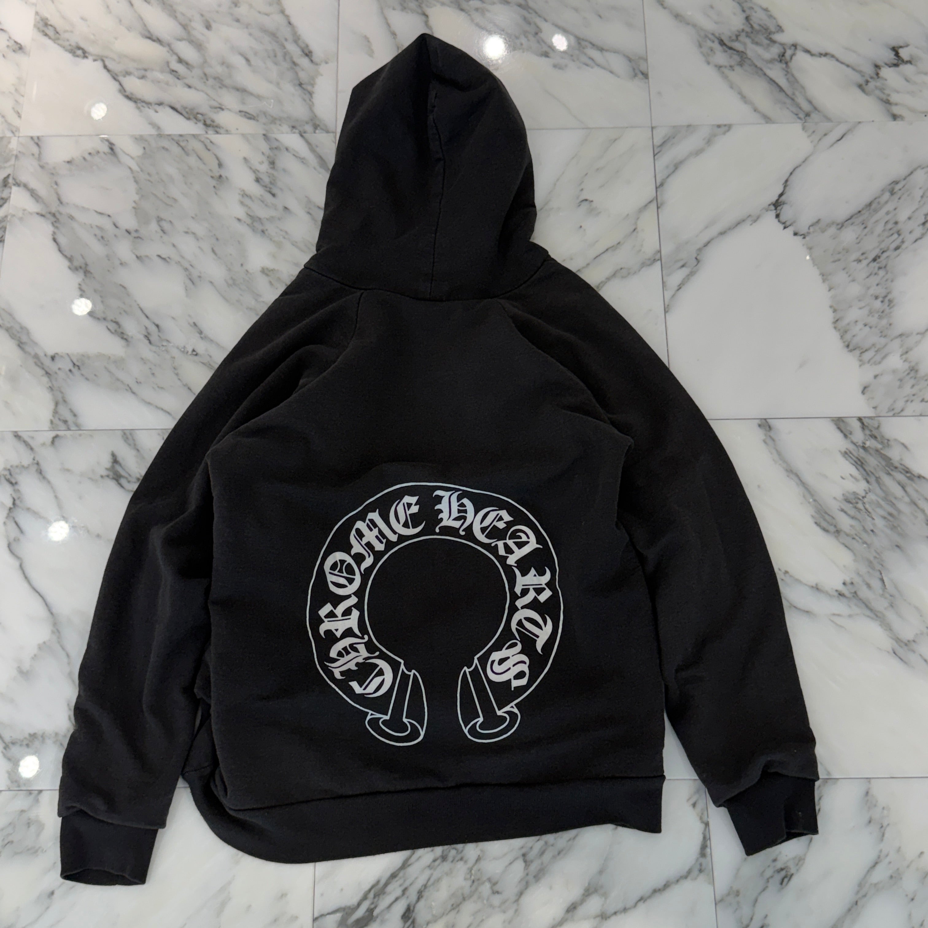 CHROME HEARTS Horseshoe Pullover Hoodie Size L クロムハーツ ホースシュー プルオーバーフーディ サイズL