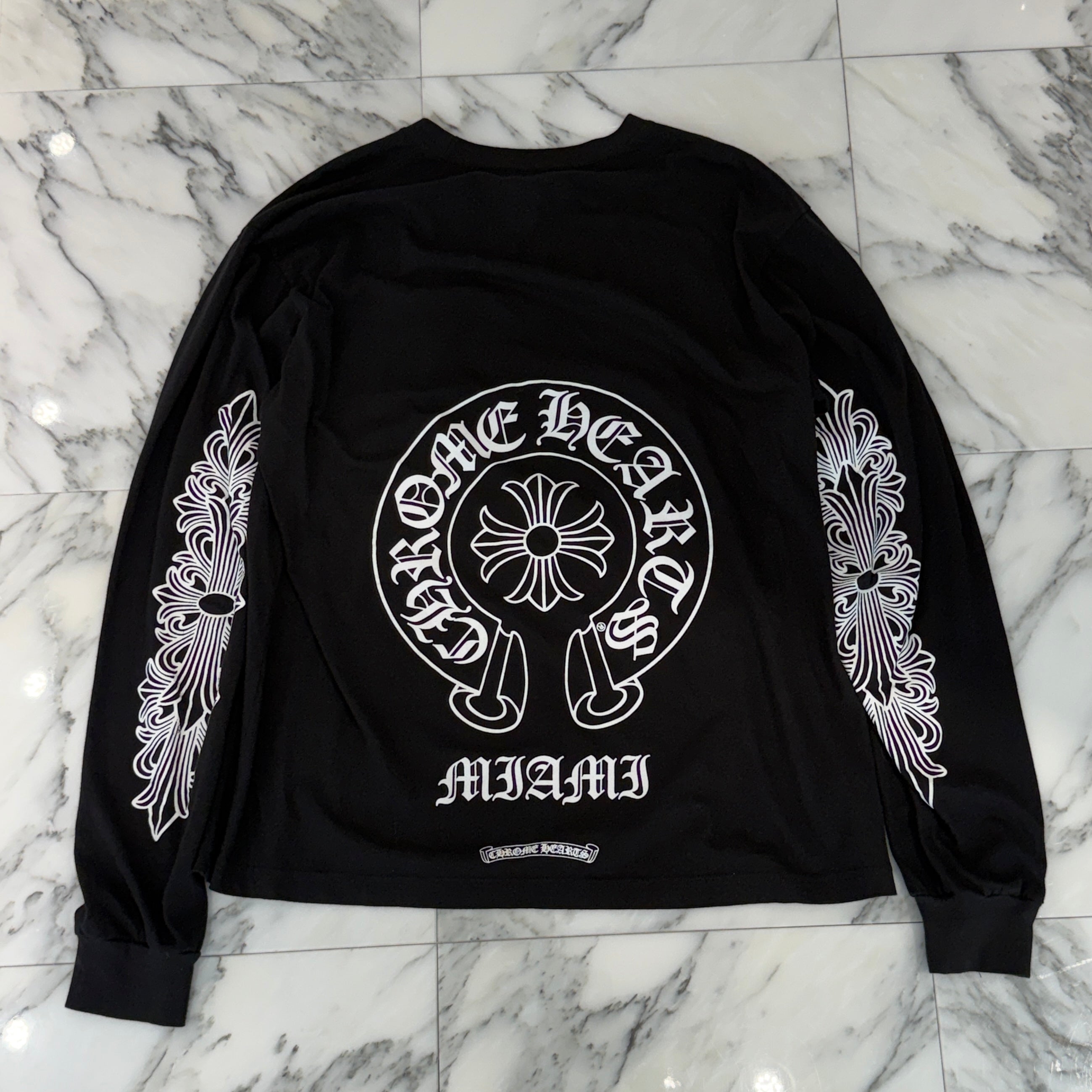 CHROME HEARTS MIAMI Limited Horseshoe Long Sleeve Tee Size XL クロムハーツ マイアミ限定 ホースシューロングスリーブTシャツ サイズXL