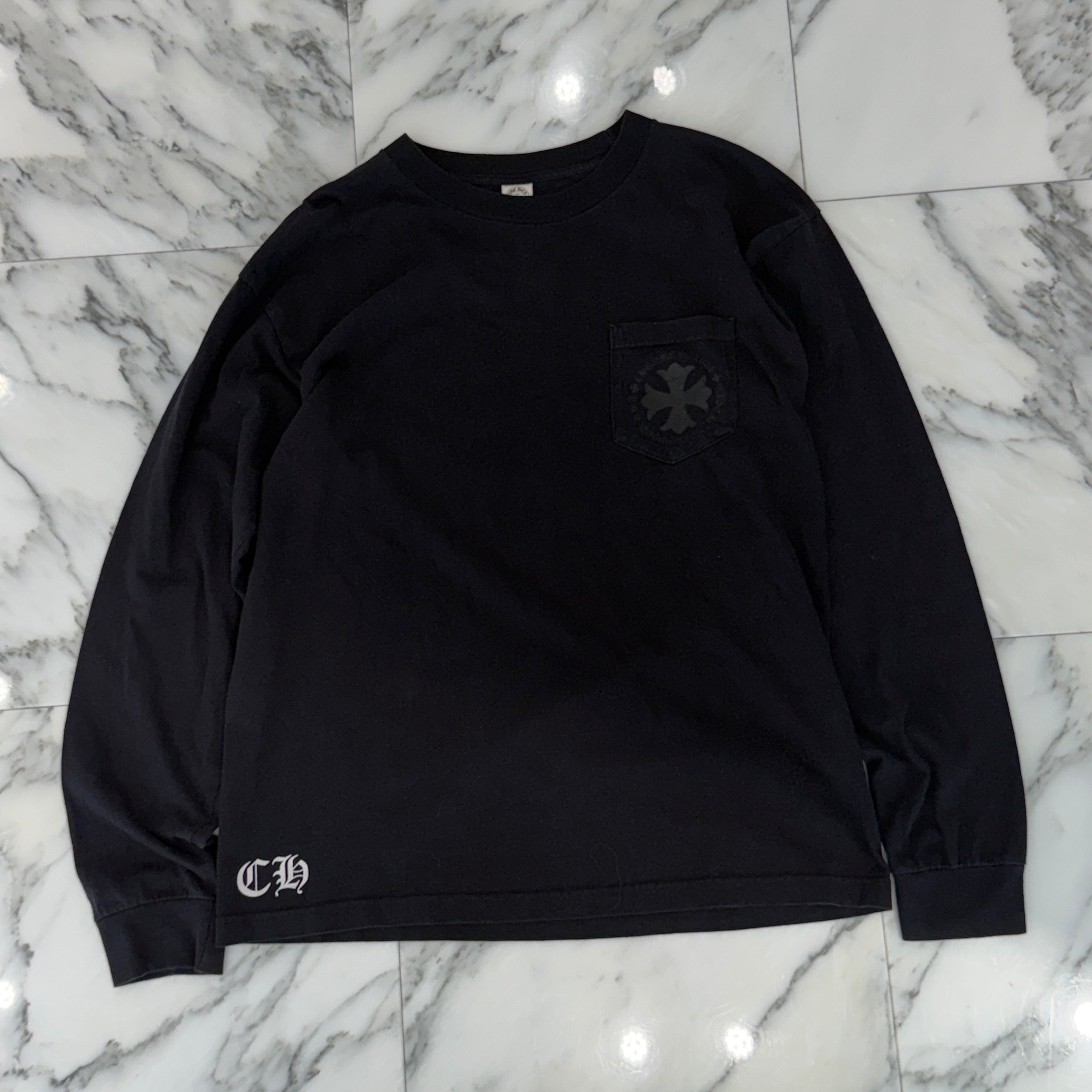 CHROME HEARTS Made In Hollywood CH Plus Long Sleeve Tee Size L クロムハーツ メイドインハリウッド CHプラス ロングスリーブTシャツ サイズL