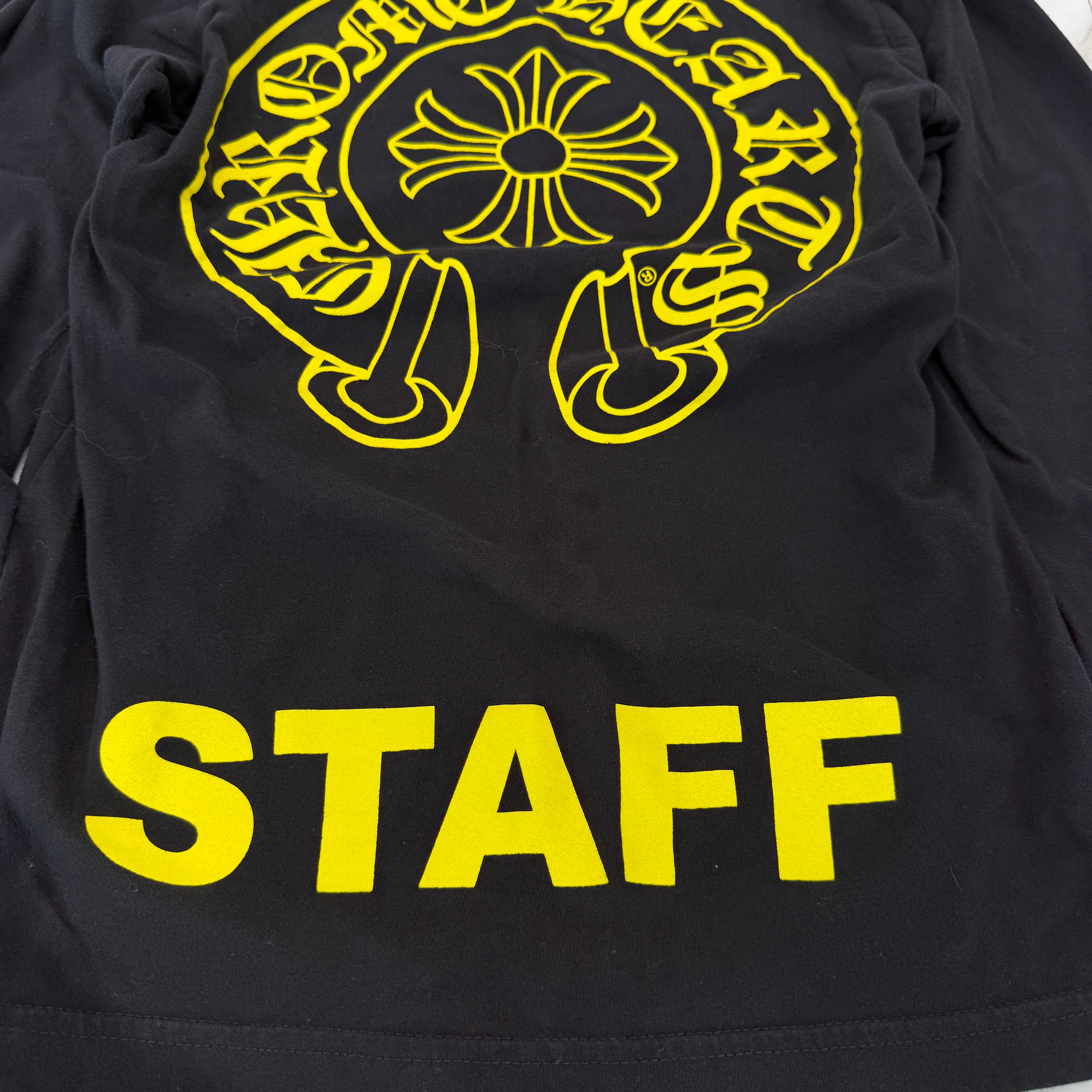 CHROME HEARTS STAFF Horseshoe Long Sleeve Tee Size S クロムハーツ スタッフ ホースシュー ロングスリーブTシャツ サイズS