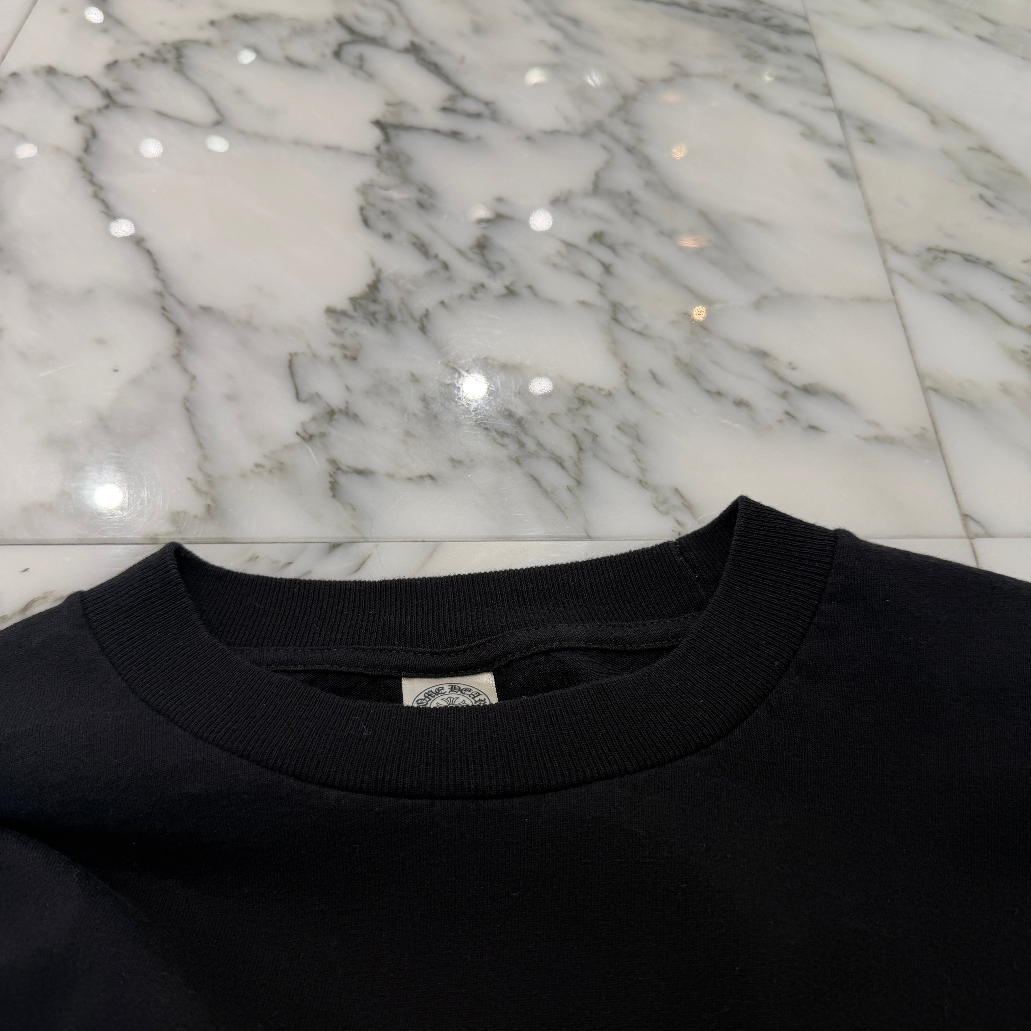 CHROME HEARTS NEW YORK Limited Back CH Plus Print Long Sleeve Tee Size L クロムハーツ ニューヨーク限定 バック CHプラス プリント ロングスリーブTシャツ サイズL