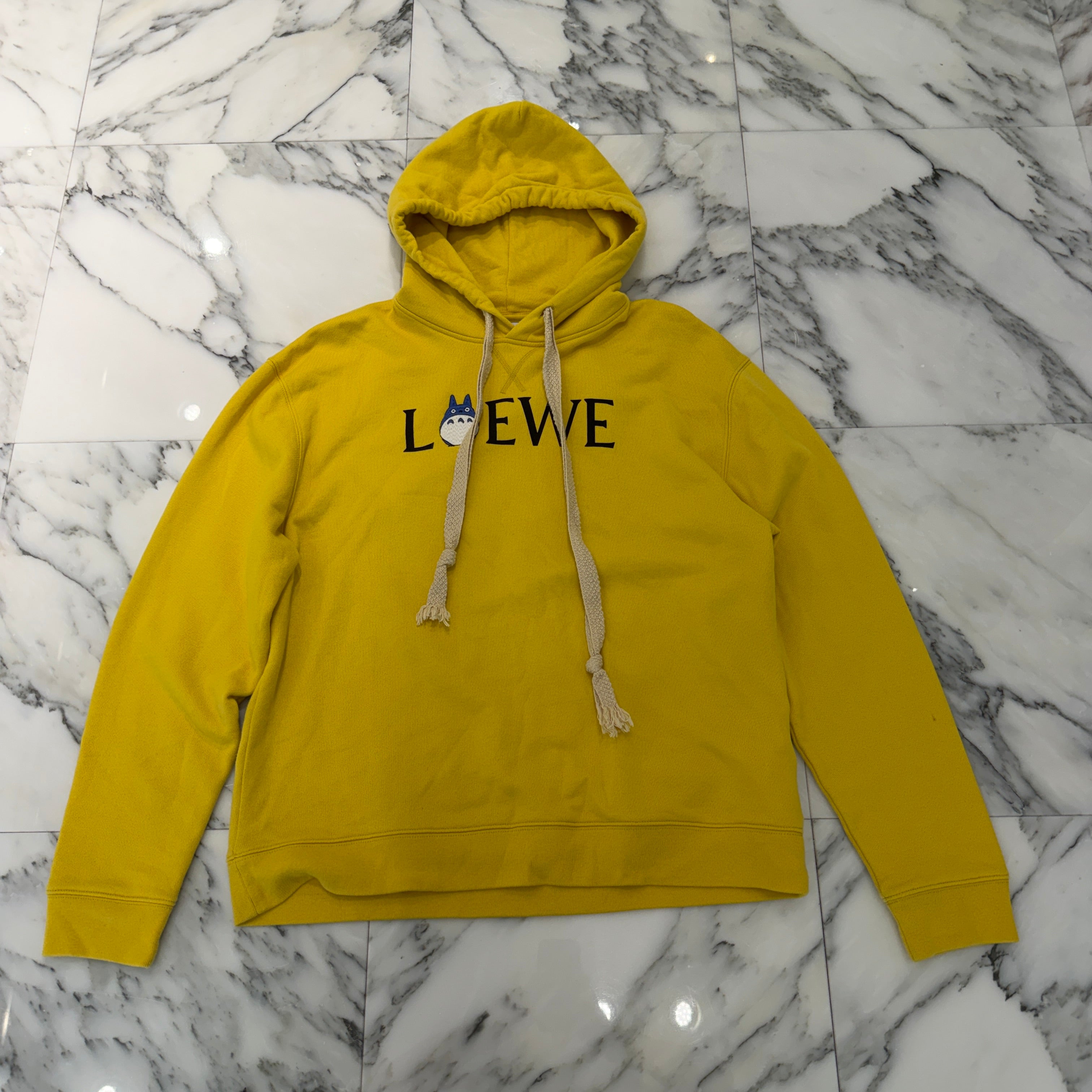 LOEWE × Studio Ghibli Totoro 2021SS My Neighbor Totoro Embroidery Pullover Hoodie H848341X04 Size L ロエベ × スタジオジブリ となりのトトロ 刺繡 プルオーバーフーディ サイズL