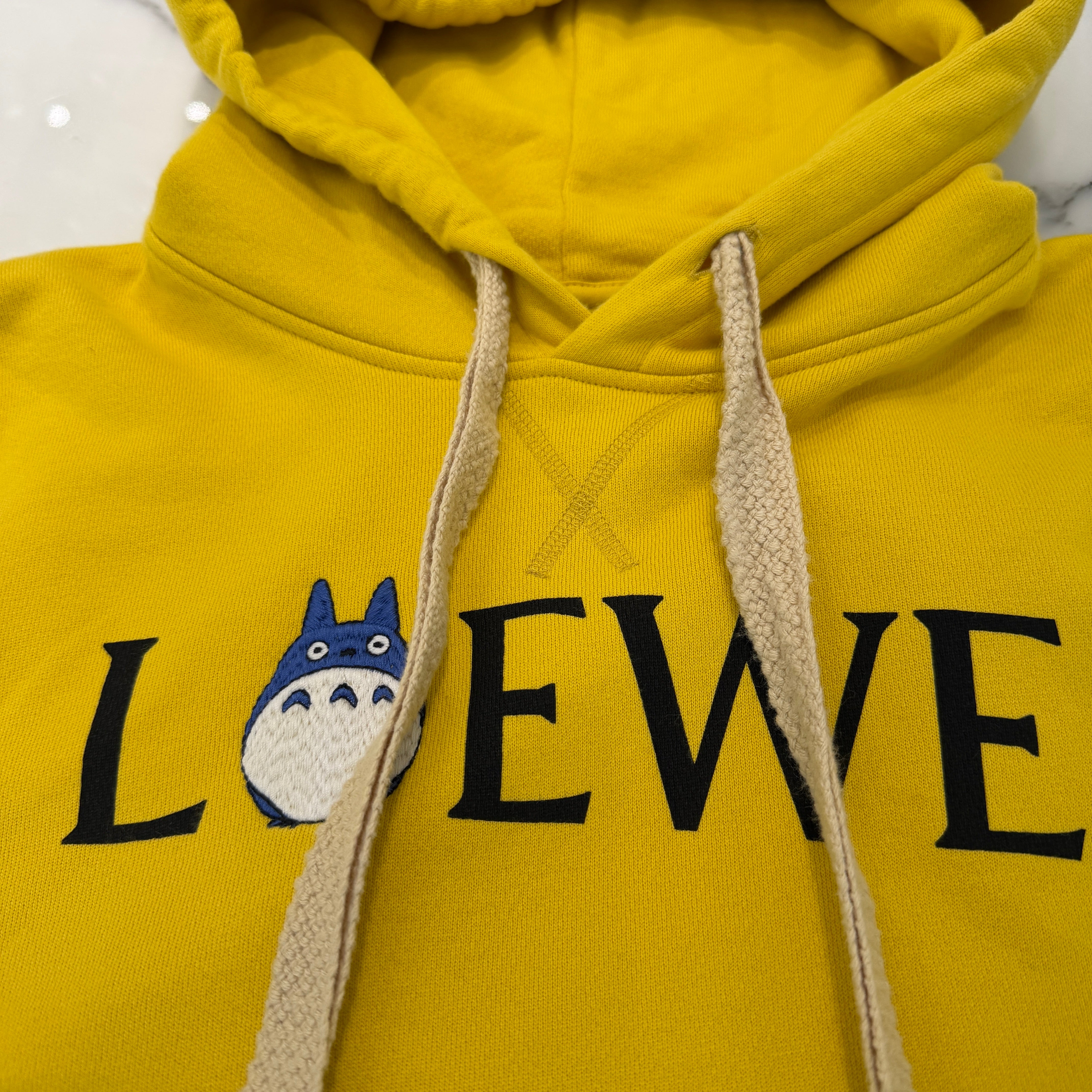 LOEWE × Studio Ghibli Totoro 2021SS My Neighbor Totoro Embroidery Pullover Hoodie H848341X04 Size L ロエベ × スタジオジブリ となりのトトロ 刺繡 プルオーバーフーディ サイズL