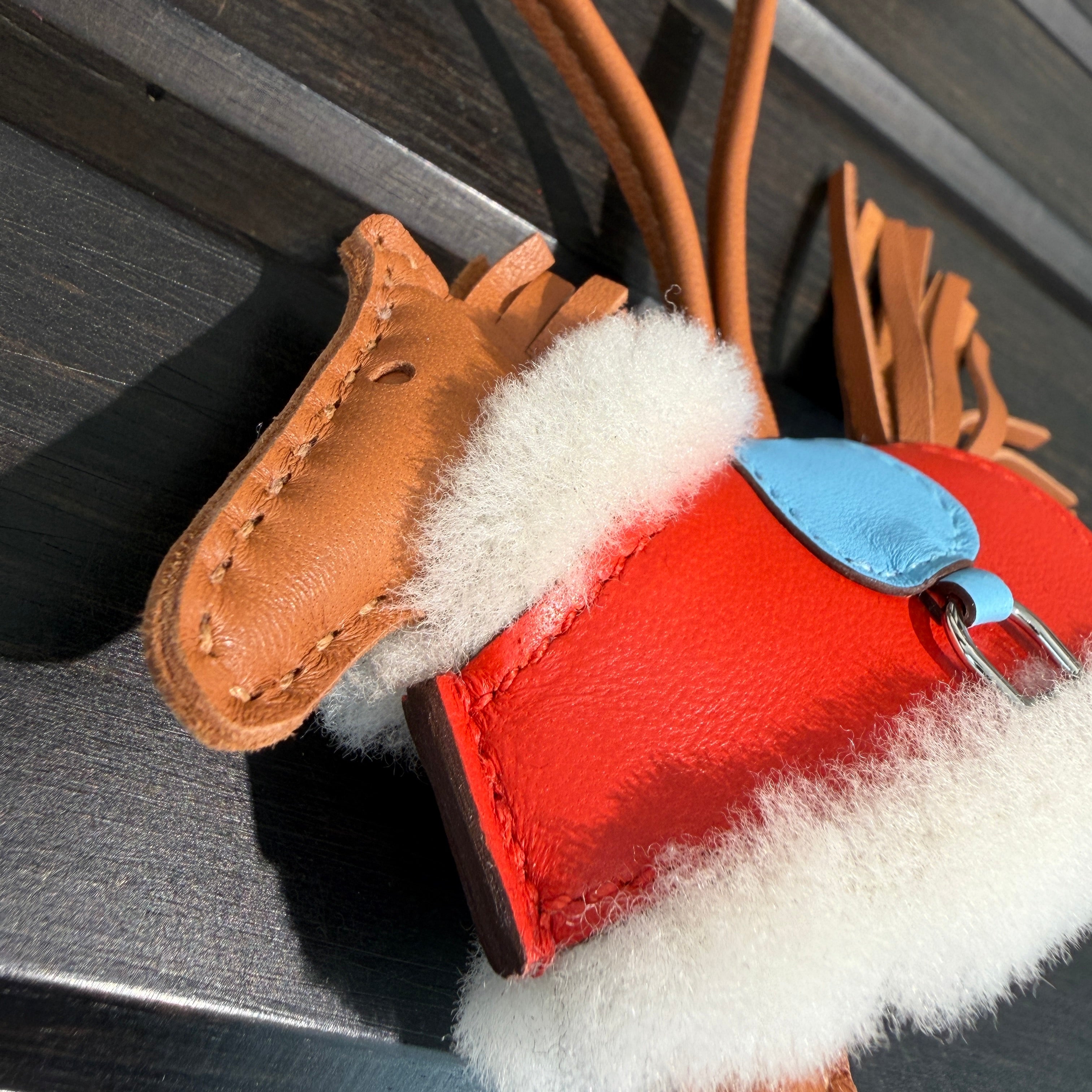 HERMES Rodeo Charm Robeo Plush PM G刻印 エルメス ロデオ チャーム ロベオ・プラッシュ PM