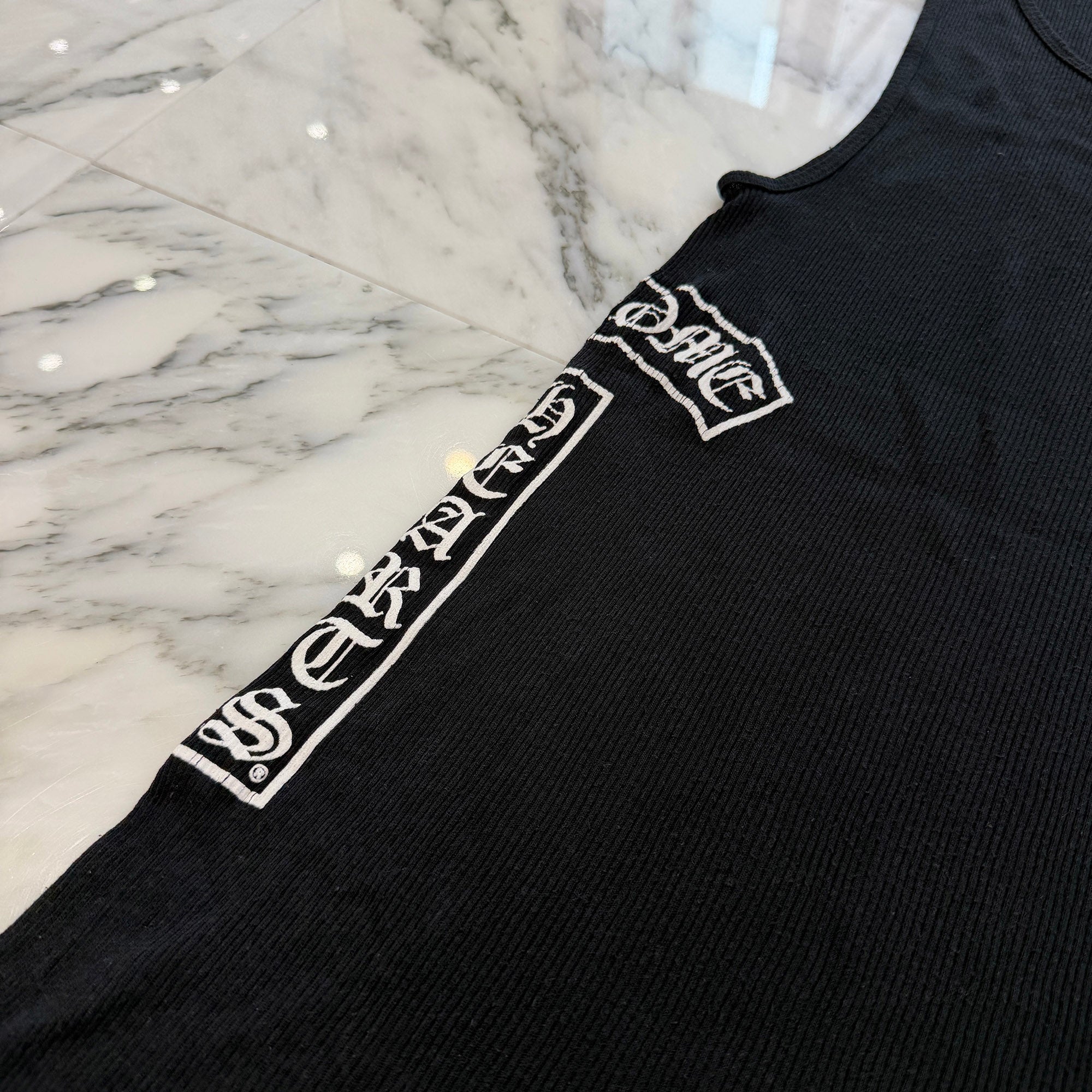 CHROME HEARTS Vertical Side Logo Tank Top Size L クロムハーツ ヴァーティカル サイドロゴ タンクトップ サイズL