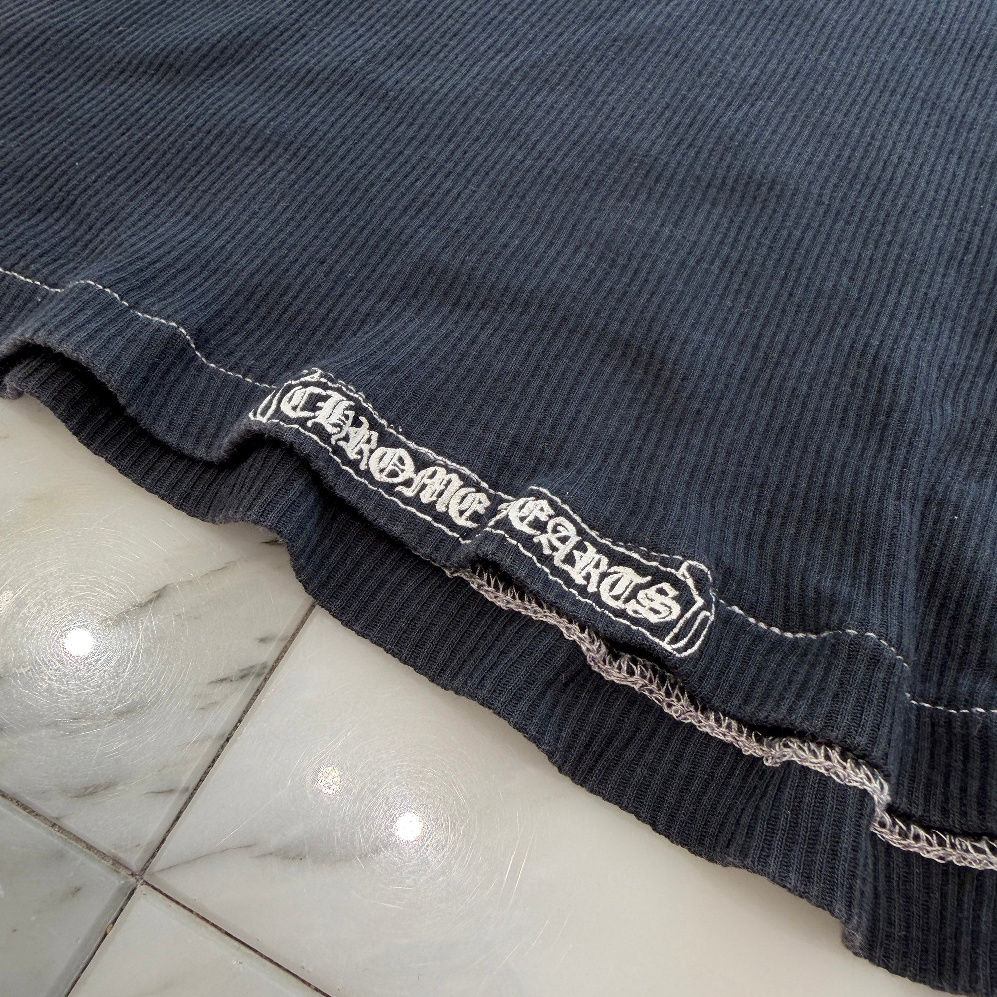 CHROME HEARTS CH Cross Side Vertical Logo Fuck You Tank Top Size L クロムハーツ CHクロス サイド ヴァーティカルロゴ ファックユー タンクトップ サイズL