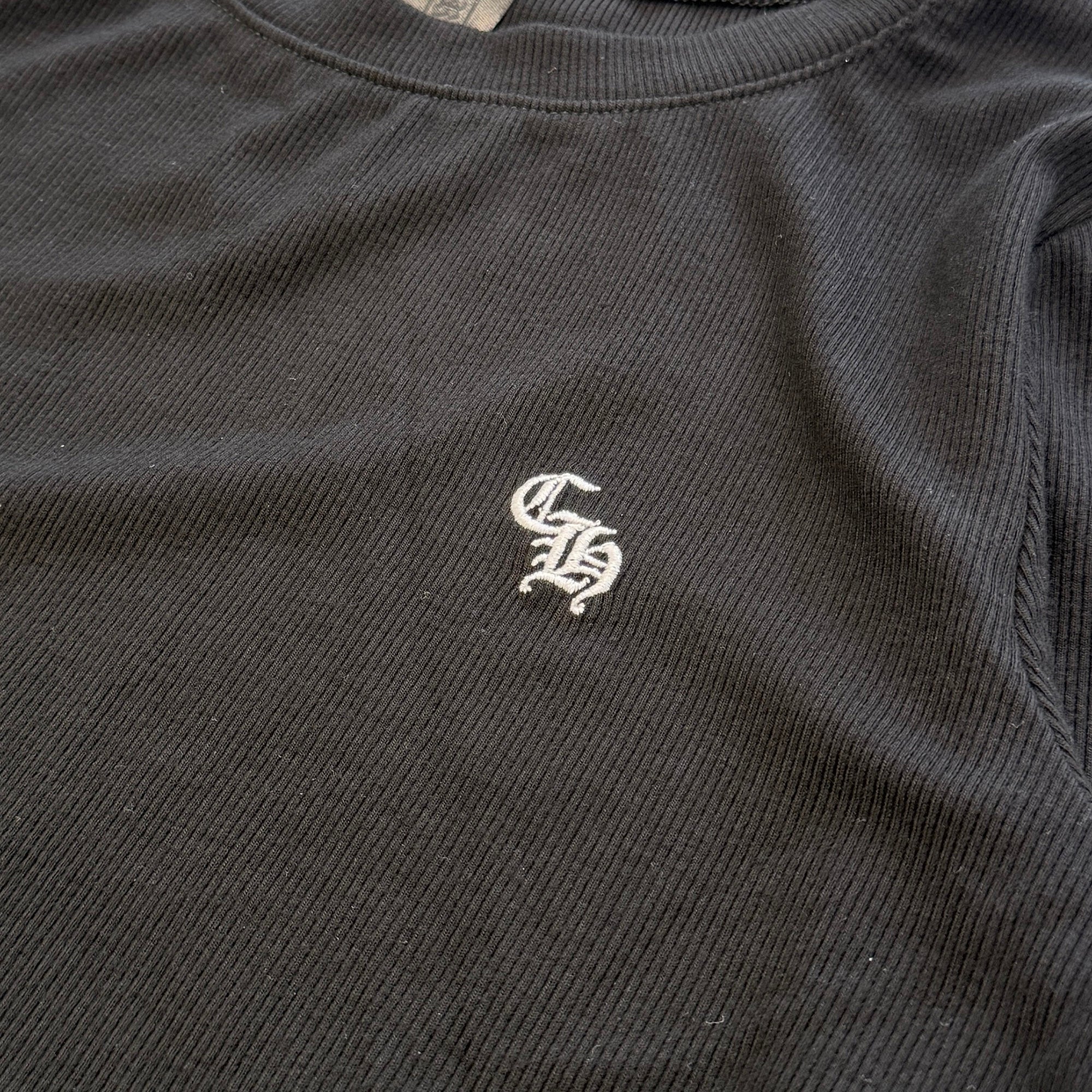 CHROME HEARTS Y NOT CH Plus Embroidery Rayon Long Sleeve Tee Size S クロムハーツ ワイノット CHプラス刺繍 レーヨン ロングスリーブTシャツ サイズS