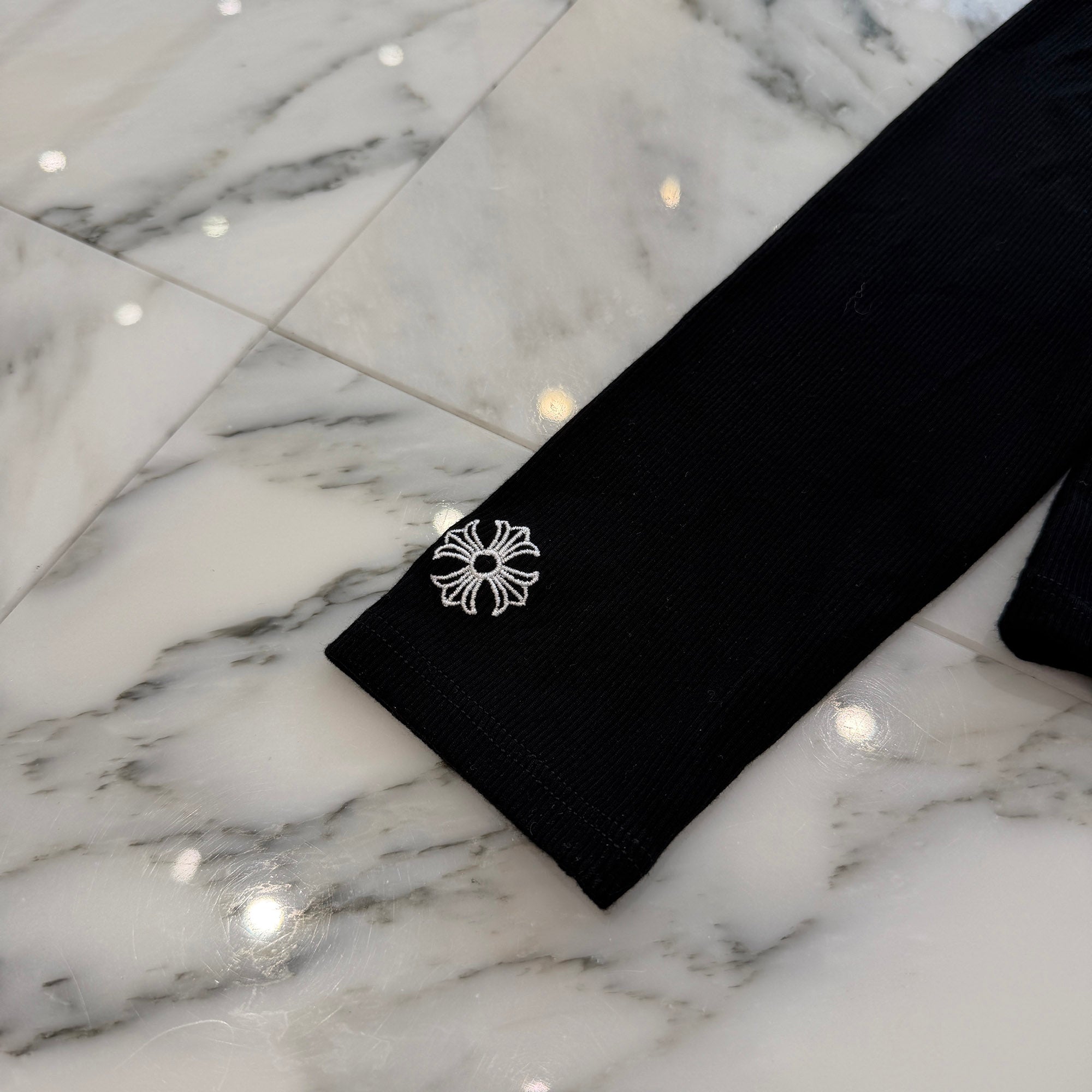 CHROME HEARTS Y NOT CH Plus Embroidery Rayon Long Sleeve Tee Size S クロムハーツ ワイノット CHプラス刺繍 レーヨン ロングスリーブTシャツ サイズS