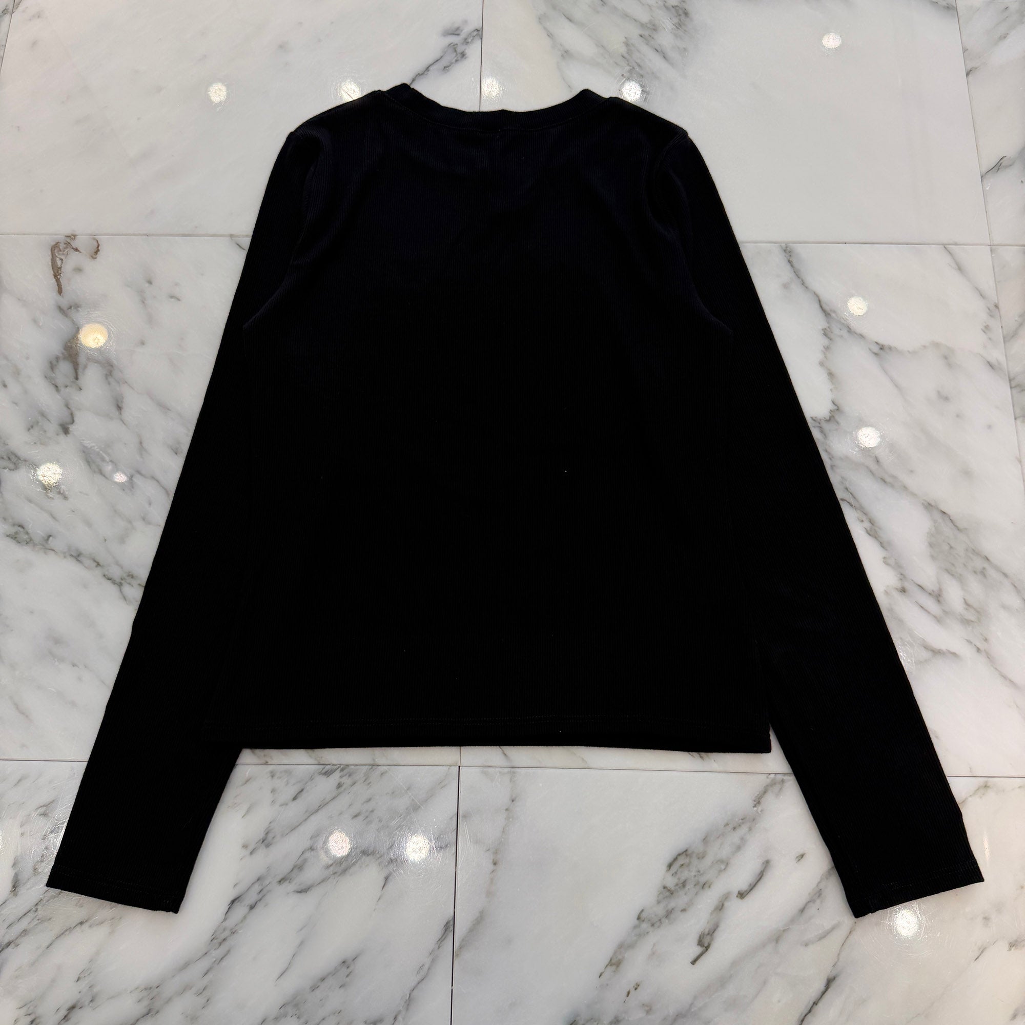 CHROME HEARTS Y NOT CH Plus Embroidery Rayon Long Sleeve Tee Size S クロムハーツ ワイノット CHプラス刺繍 レーヨン ロングスリーブTシャツ サイズS