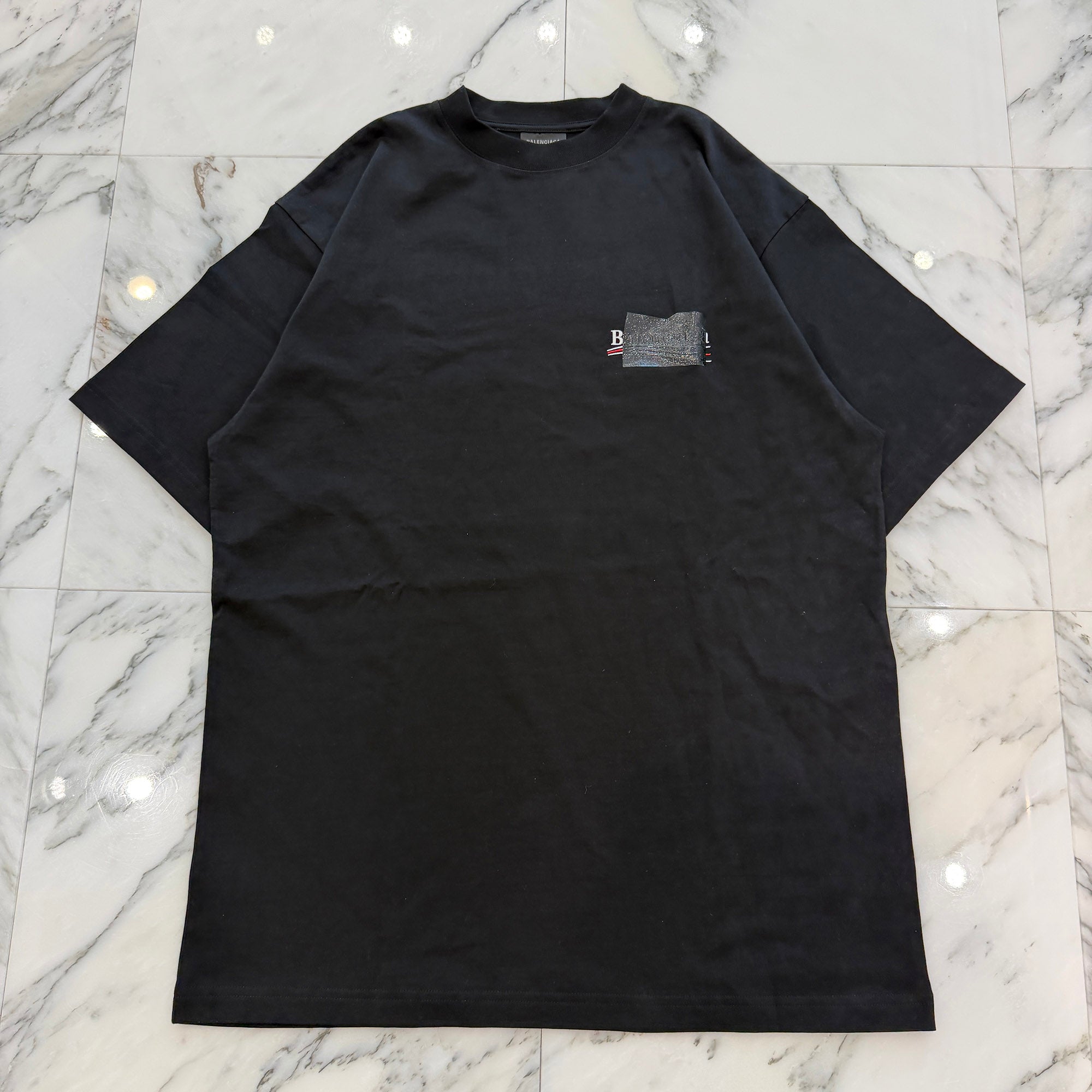 BALENCIAGA 2022SS Political Campaign Logo Gaffer Tee 641675 TNVG1 Size XXS バレンシアガ ポリティカル キャンペーン ロゴ ギャファーTシャツ サイズXXS