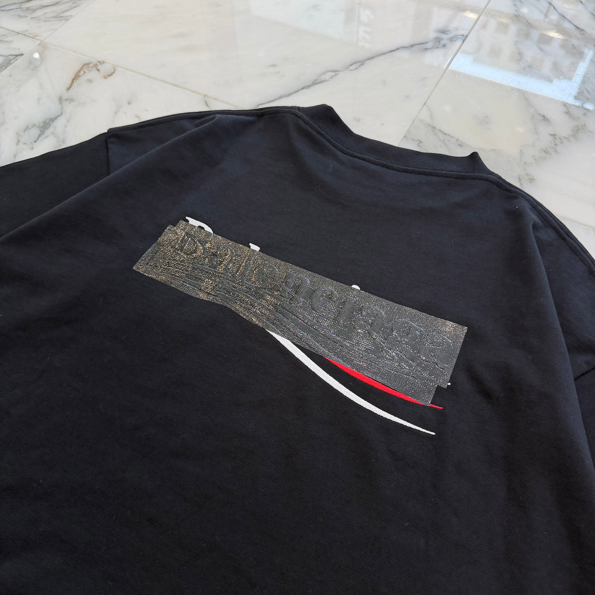 BALENCIAGA 2022SS Political Campaign Logo Gaffer Tee 641675 TNVG1 Size XXS バレンシアガ ポリティカル キャンペーン ロゴ ギャファーTシャツ サイズXXS