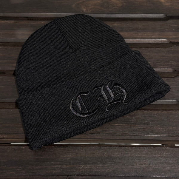 CHROME HEARTS CH Logo Embroidery Beanie Size ONE SIZE (22cm) クロムハーツ CHロゴ刺繍ビーニーサイズONE SIZE (22cm)