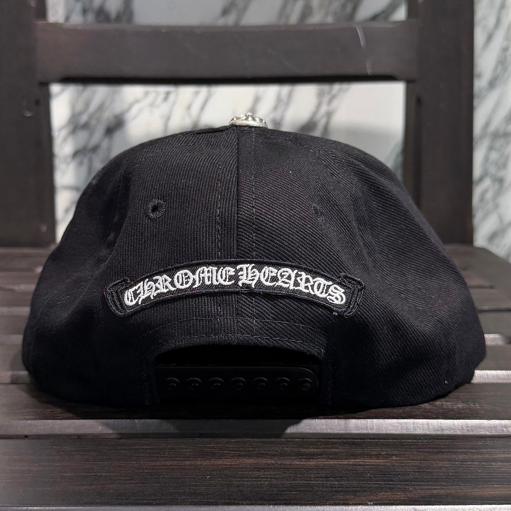 CHROME HEARTS BS Flare Scroll Embroidery Baseball Cap Size ONE