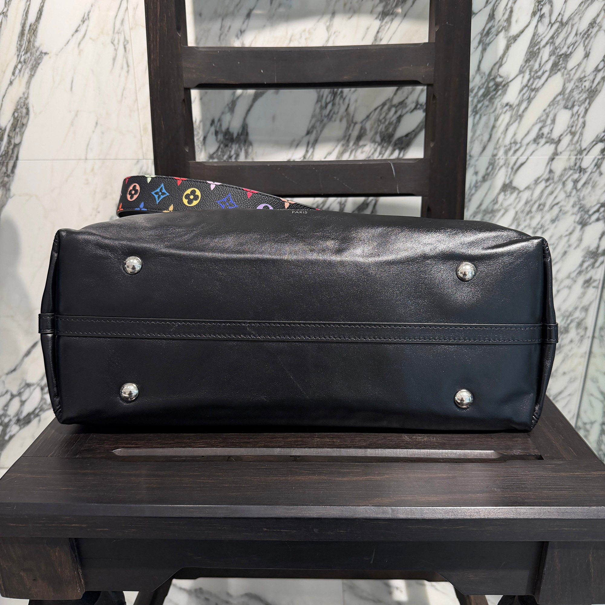LOUIS VUITTON × Takashi Murakami 2024SS Carryall Vibe MM "Noir" M13105 ルイヴィトン × 村上隆 キャリーオール･バイブ MM "ノワール"