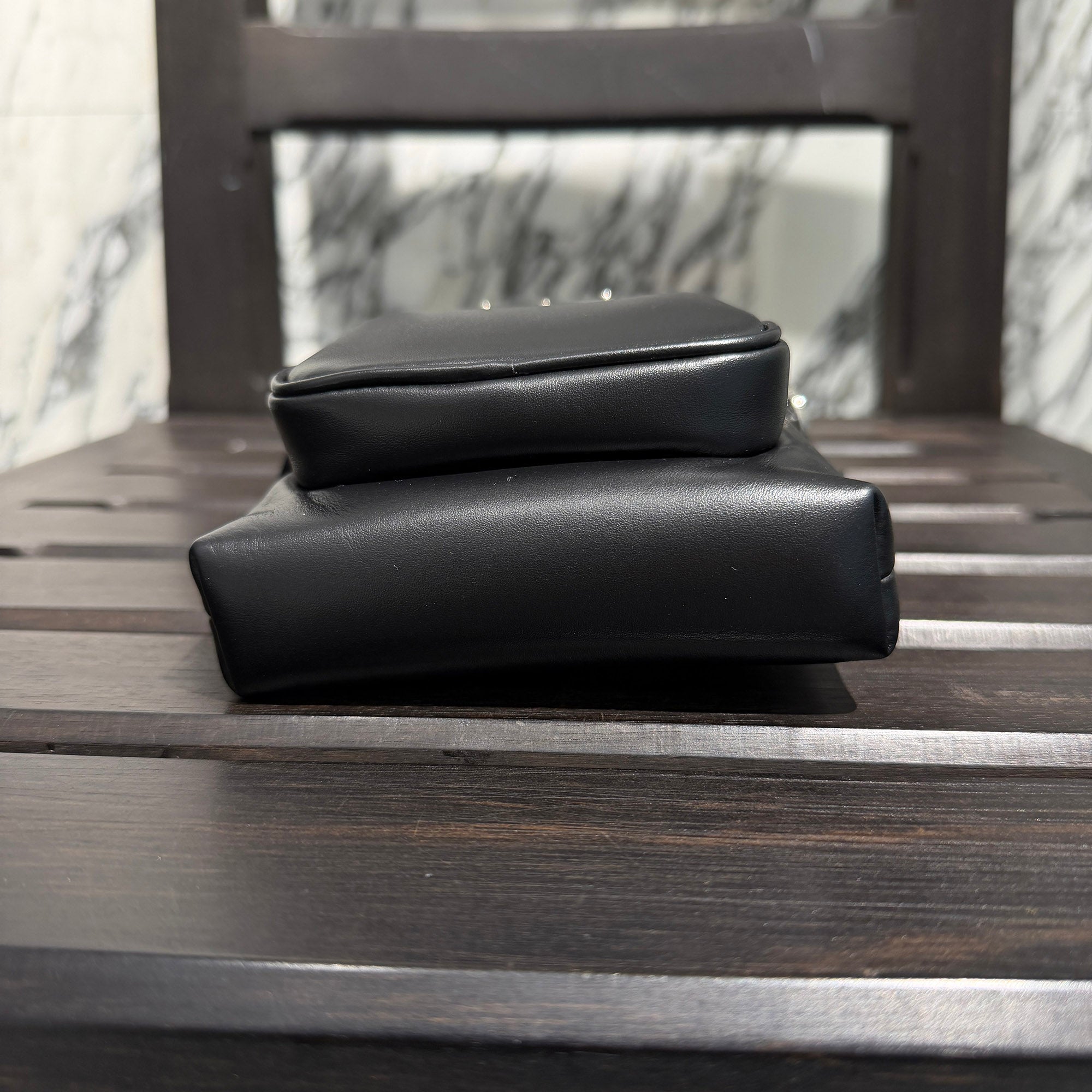 PRADA 2024SS Triangle Logo Leather Smartphone Case 2ZH155_2CND_F0002 プラダ トライアングルロゴ スマートフォン レザーケース