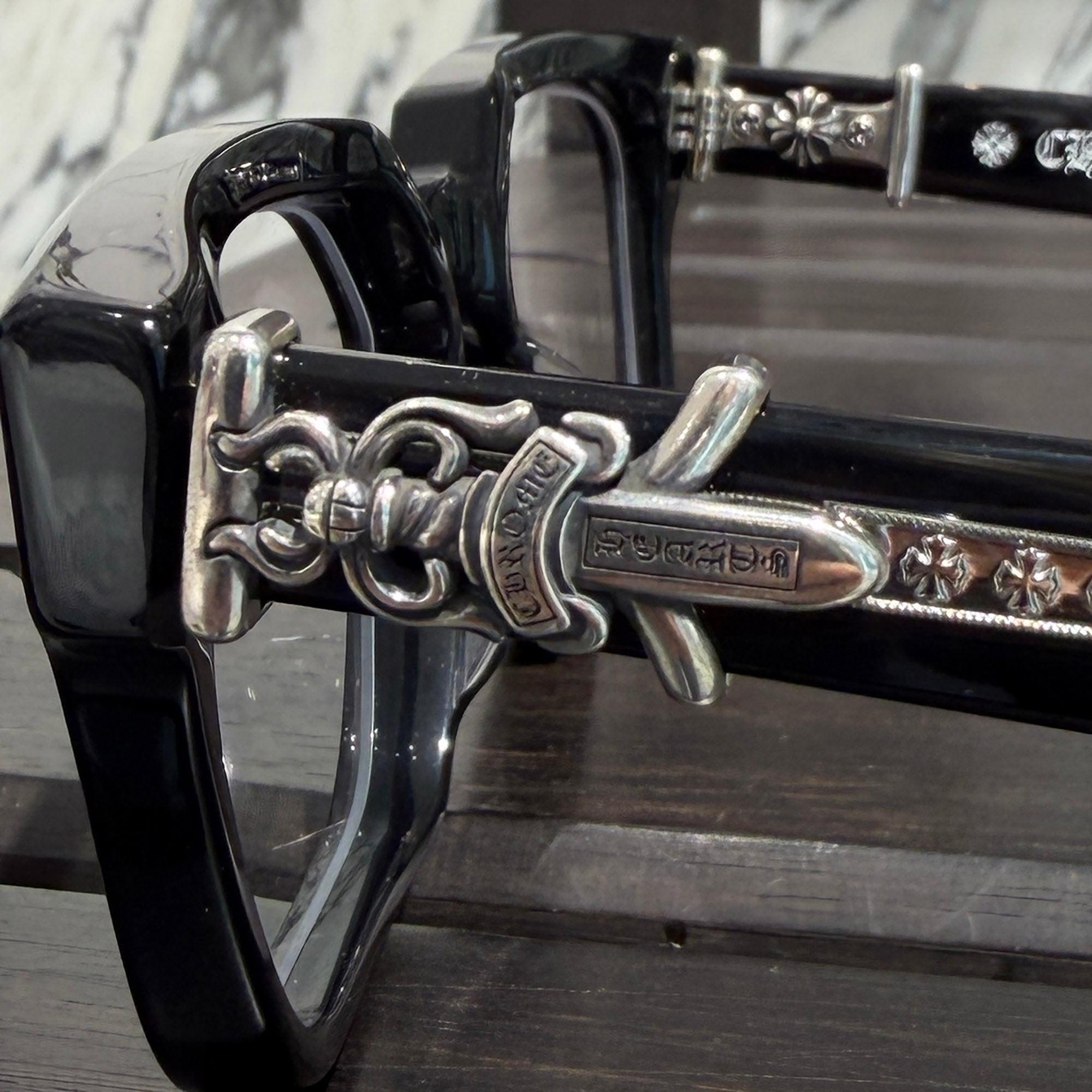 CHROME HEARTS VAGILLIONAIRE II Sunglasses Size 54□19-152 クロムハーツ ヴァジリオネア II サングラス サイズ54□19-152