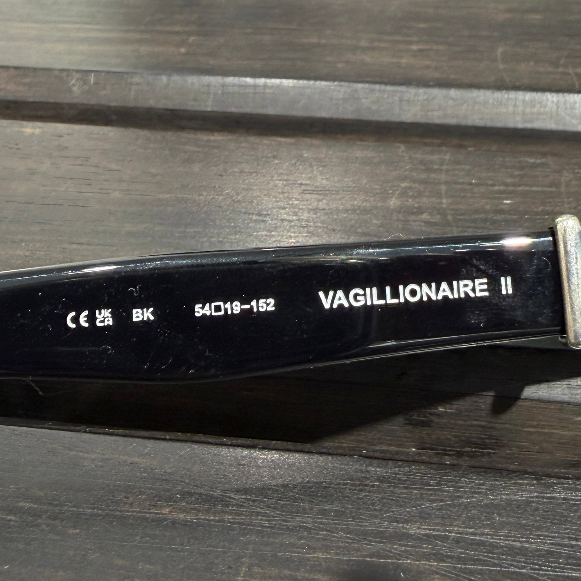 CHROME HEARTS VAGILLIONAIRE II Sunglasses Size 54□19-152 クロムハーツ ヴァジリオネア II サングラス サイズ54□19-152