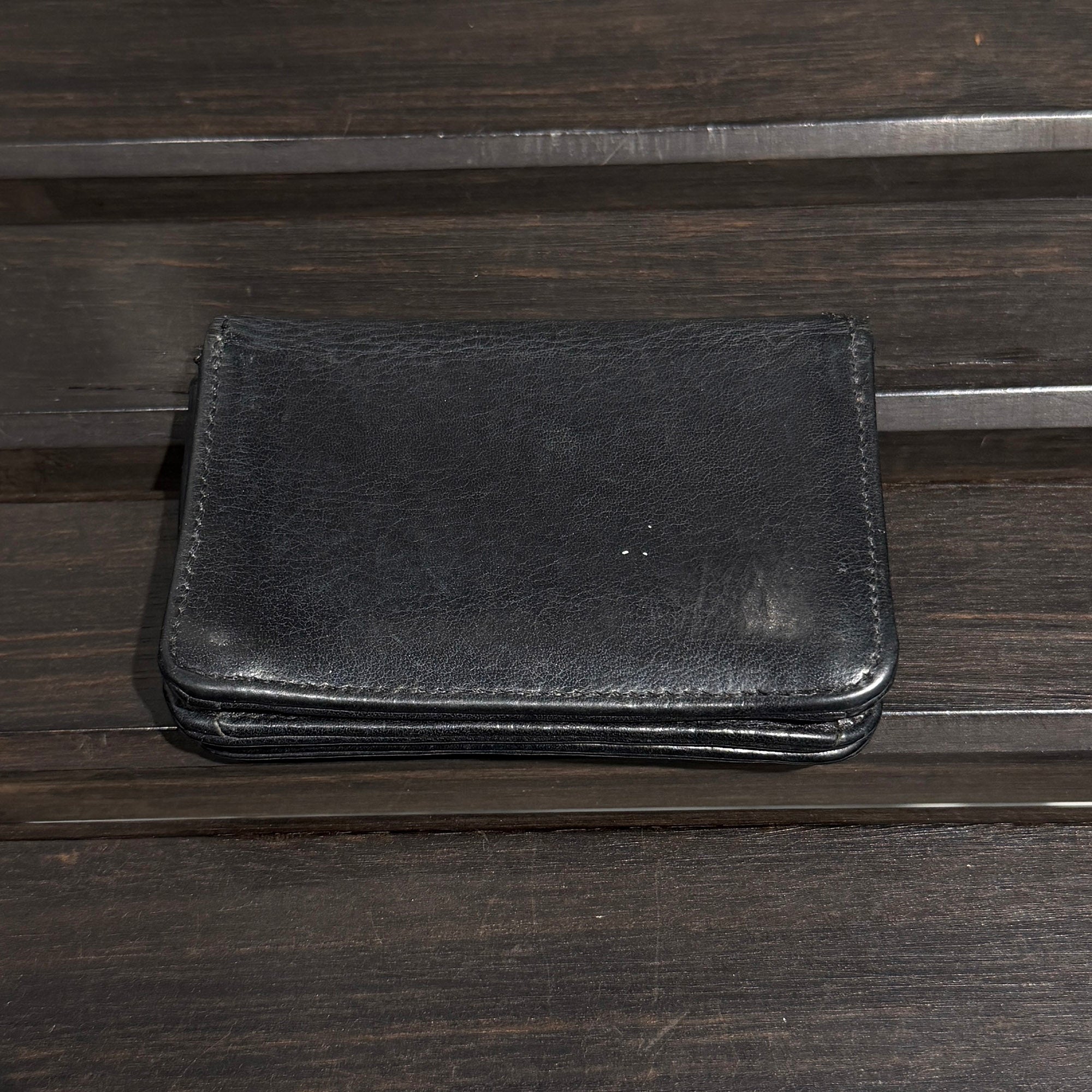 CHROME HEARTS Scroll Label Leather Card Case クロムハーツ スクロールラベル レザーカードケース