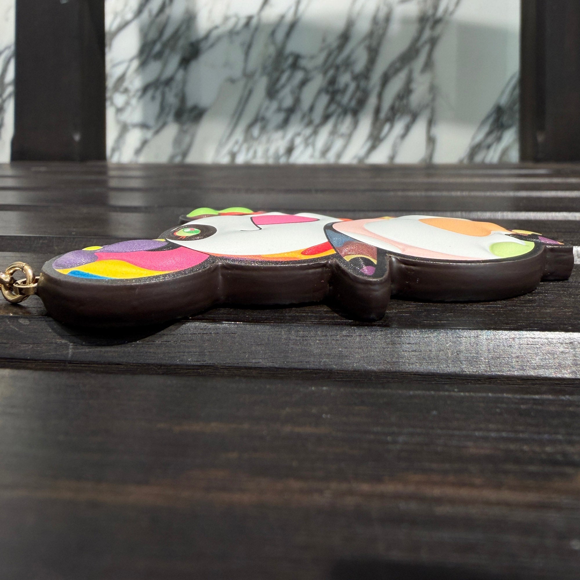 LOUIS VUITTON × Takashi Murakami 2025SS Super Flat Panda Keychain M02467 ルイヴィトン×村上隆 スーパーフラット パンダ キーホルダー