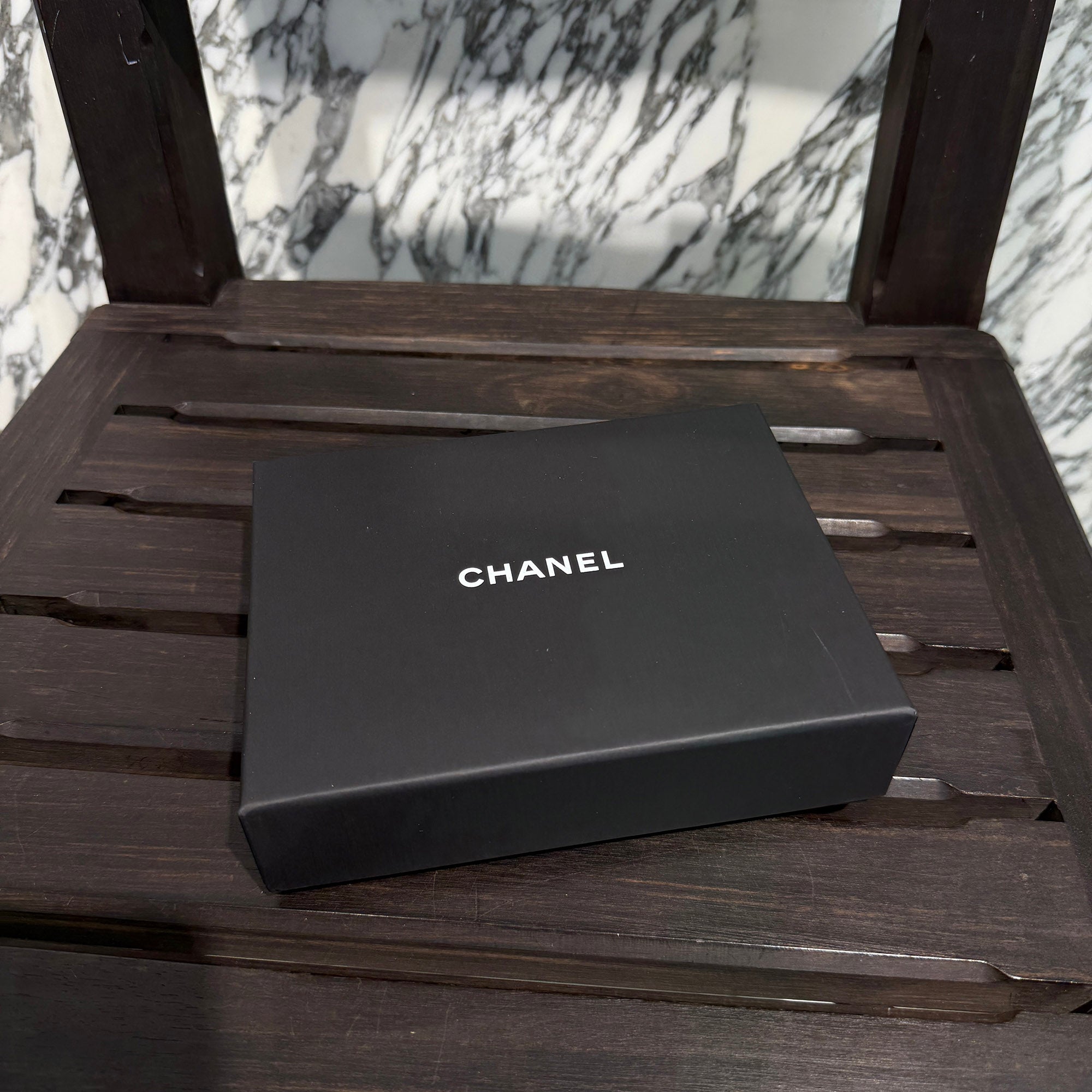 CHANEL 2023SS 23S Logo Print Ribbon Scrunchie AA9064 シャネル 23S ロゴプリント リボンシュシュ