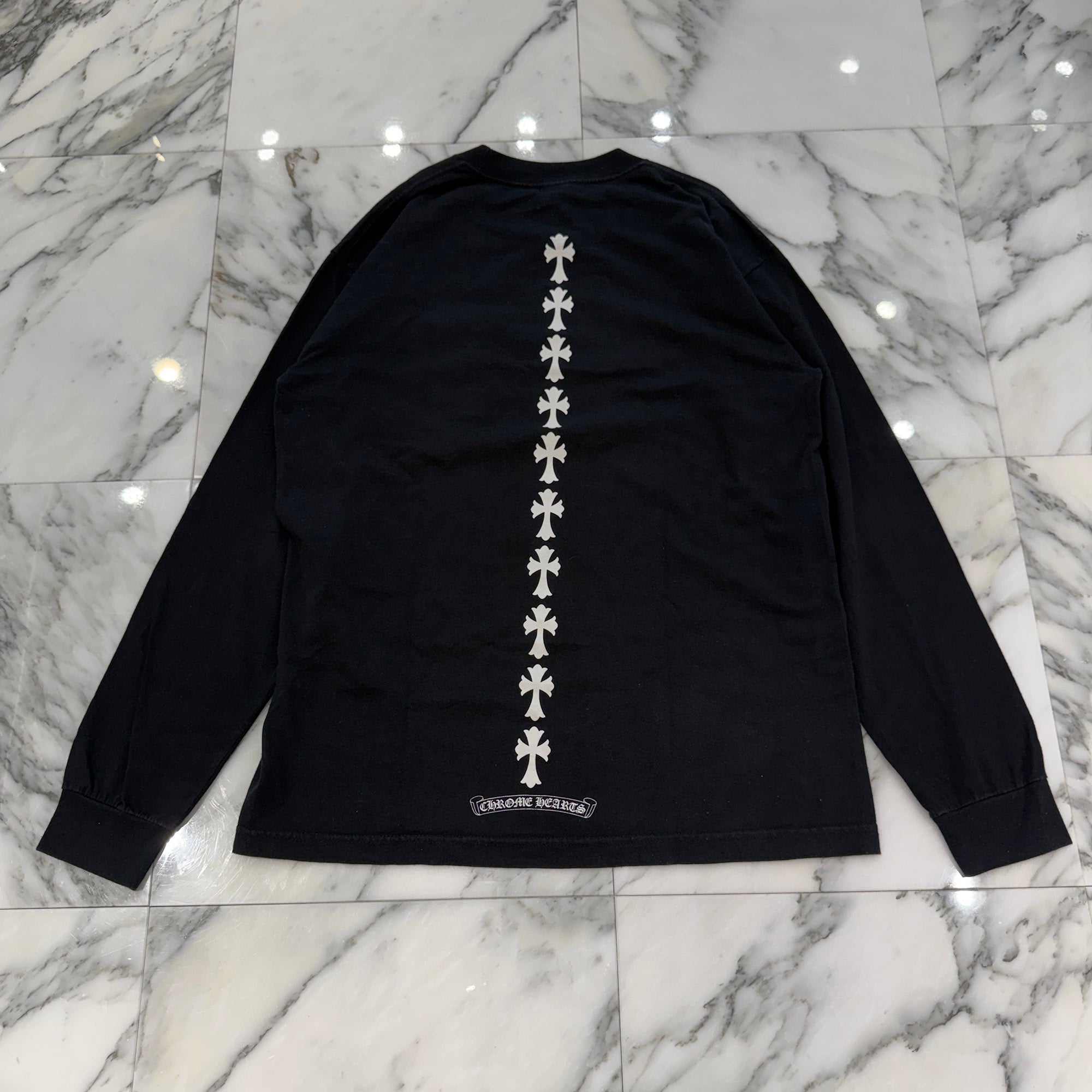 CHROME HEARTS Tire Track Long Sleeve Tee Size L クロムハーツ タイヤトラックロングスリーブTシャツ サイズL