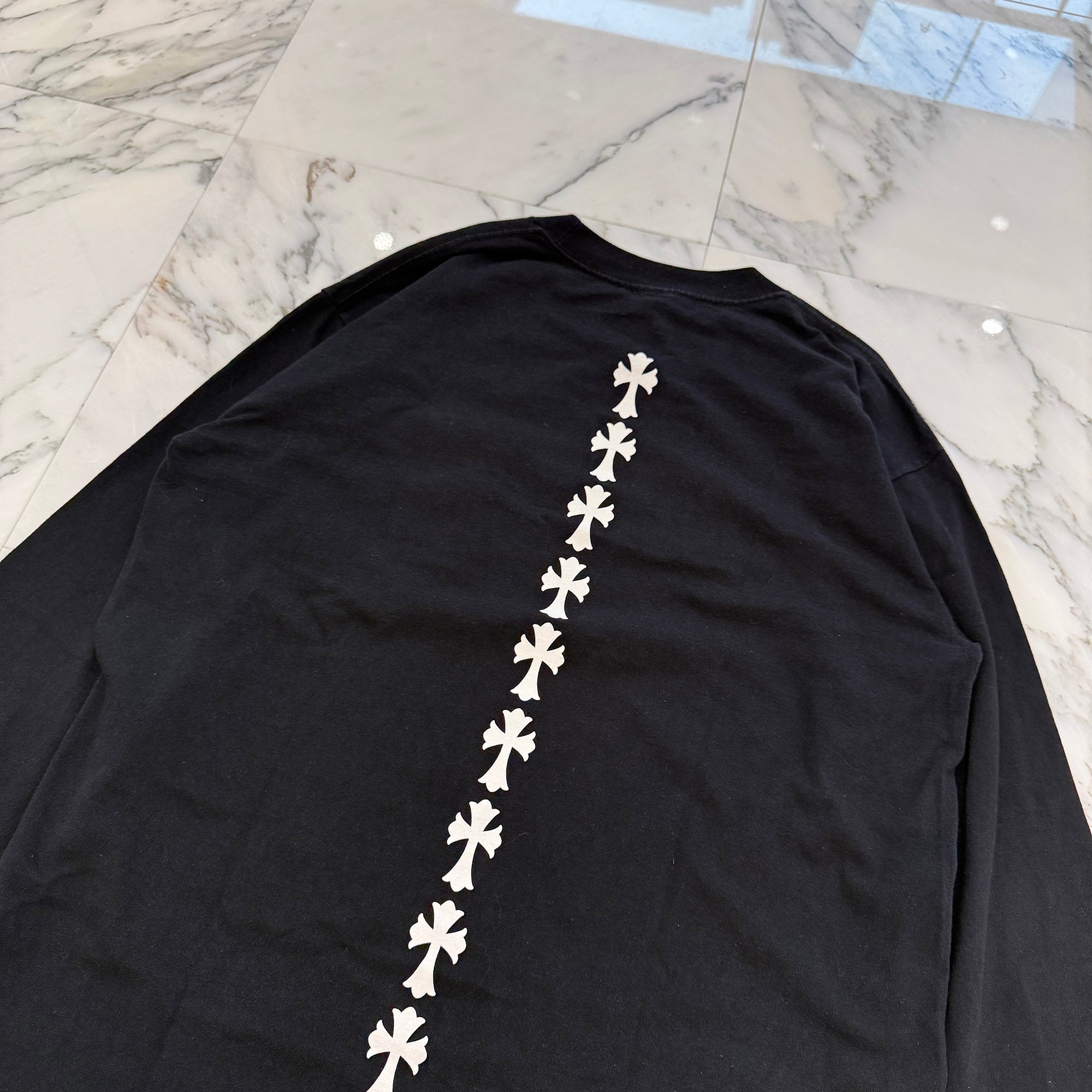CHROME HEARTS Tire Track Long Sleeve Tee Size L クロムハーツ タイヤトラックロングスリーブTシャツ サイズL