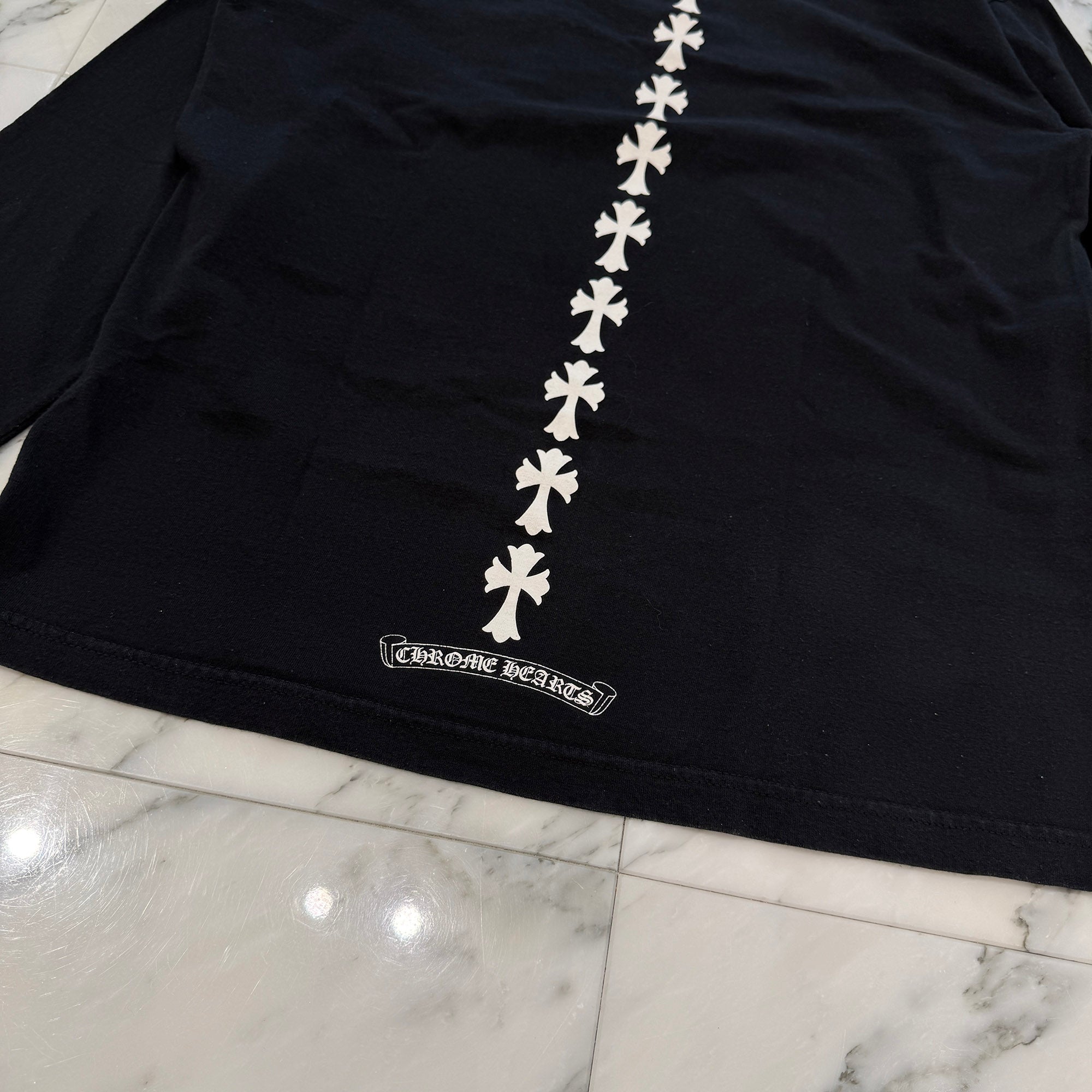 CHROME HEARTS Tire Track Long Sleeve Tee Size L クロムハーツ タイヤトラックロングスリーブTシャツ サイズL