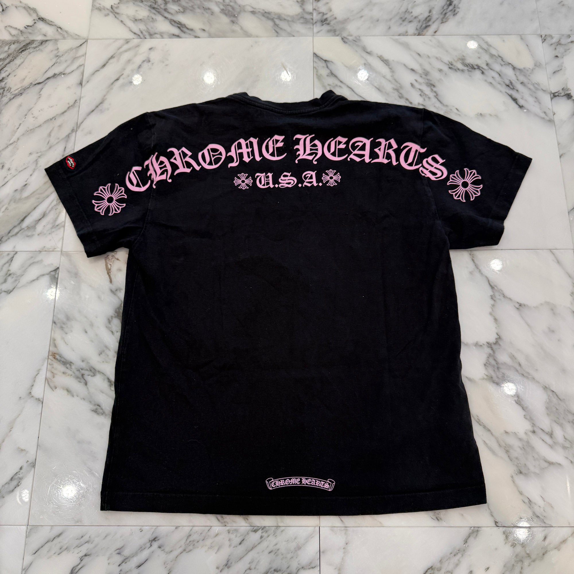 CHROME HEARTS × MATTY BOY USA Arch Logo Tee Size L クロムハーツ × マッティボーイ USA アーチロゴ Tシャツ サイズL