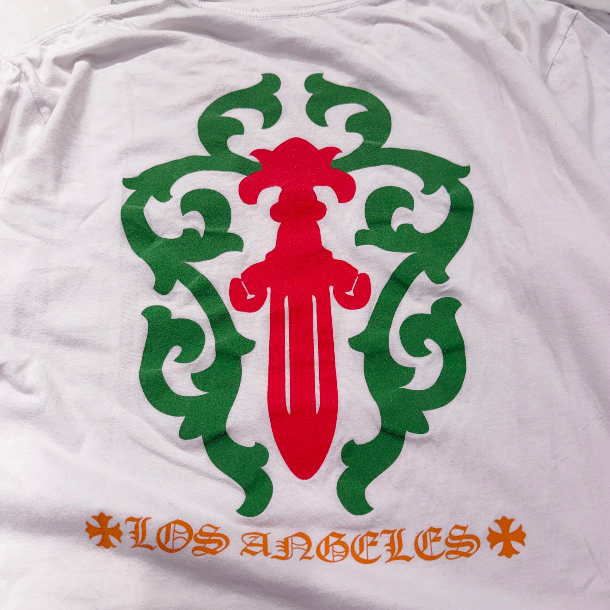 CHROME HEARTS Los Angeles Limited Vine Dagger Print Long Sleeve Tee Size L クロムハーツ ロサンゼルス限定 ヴァインダガー プリントロングスリーブTシャツ サイズL