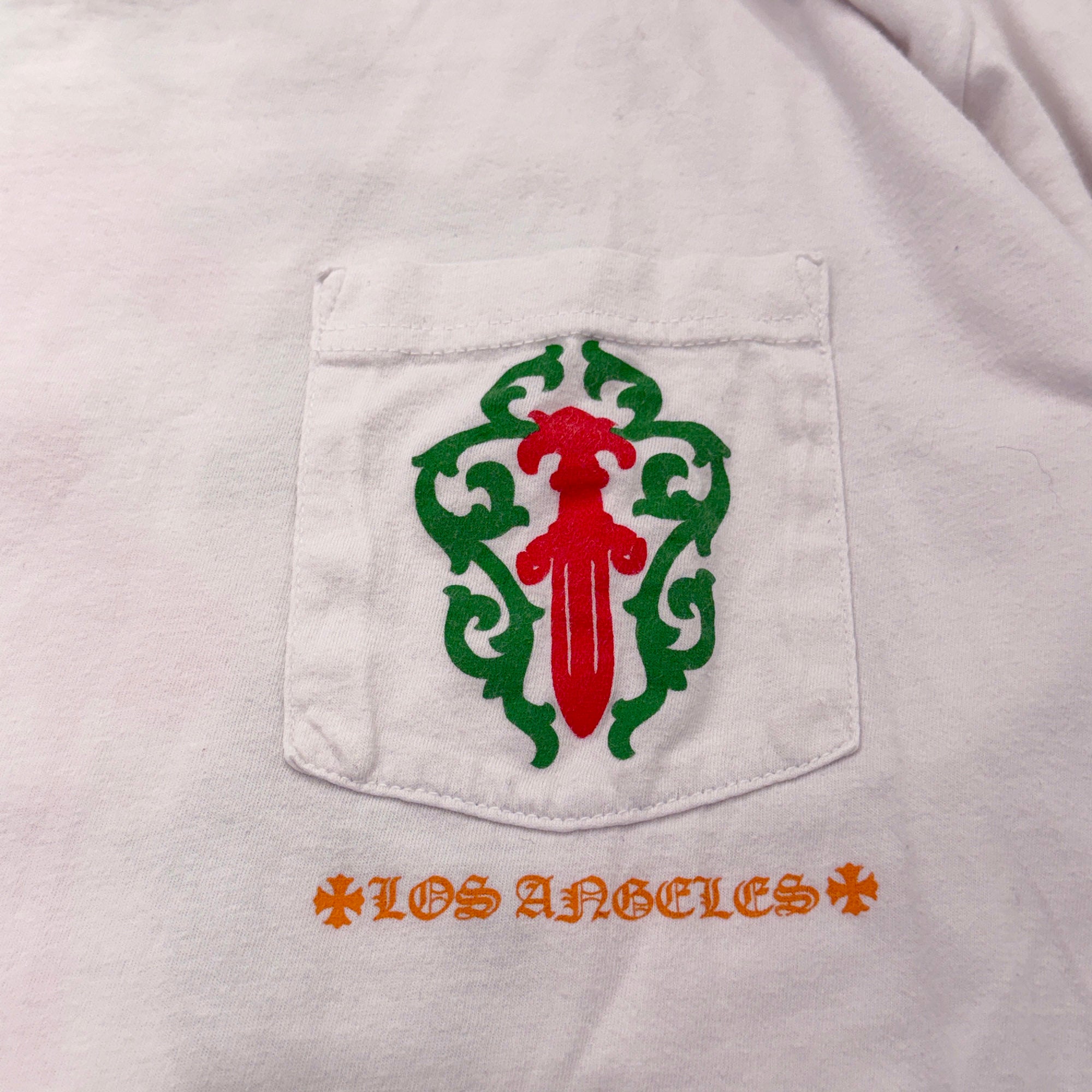 CHROME HEARTS Los Angeles Limited Vine Dagger Print Long Sleeve Tee Size L クロムハーツ ロサンゼルス限定 ヴァインダガー プリントロングスリーブTシャツ サイズL