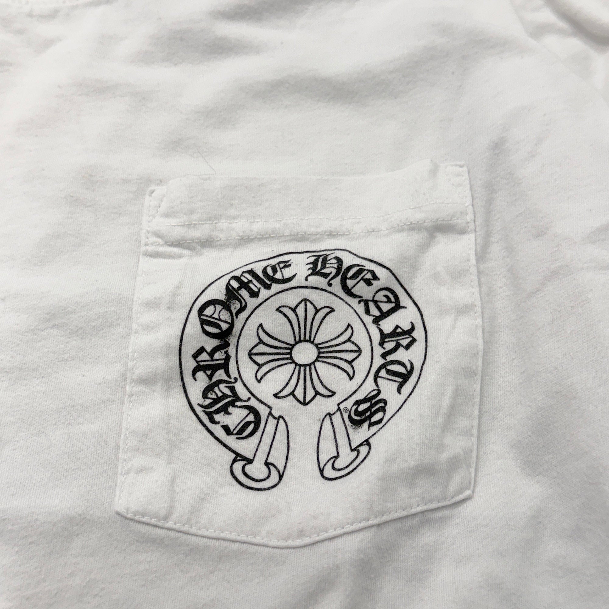 CHROME HEARTS Los Angeles Limited Floral Cross Horseshoe Long Sleeve Tee Size L クロムハーツ ロサンゼルス限定 フローラルクロス ホースシュー ロングスリーブ Tシャツ サイズL