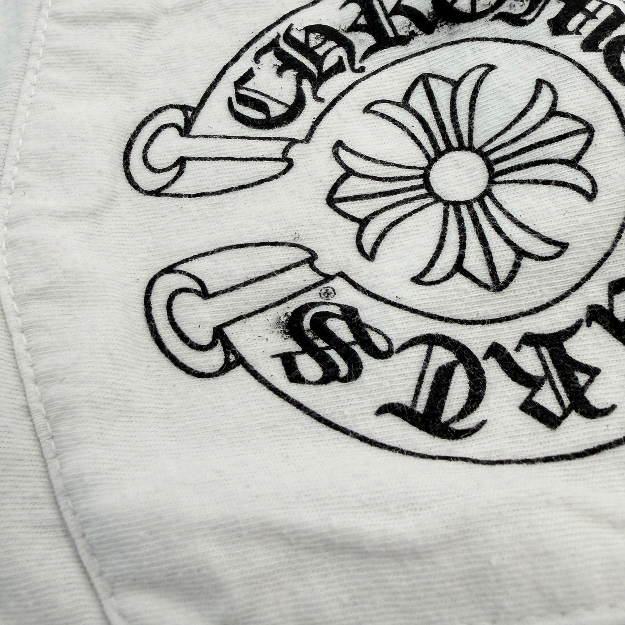 CHROME HEARTS Los Angeles Limited Floral Cross Horseshoe Long Sleeve Tee Size L クロムハーツ ロサンゼルス限定 フローラルクロス ホースシュー ロングスリーブ Tシャツ サイズL