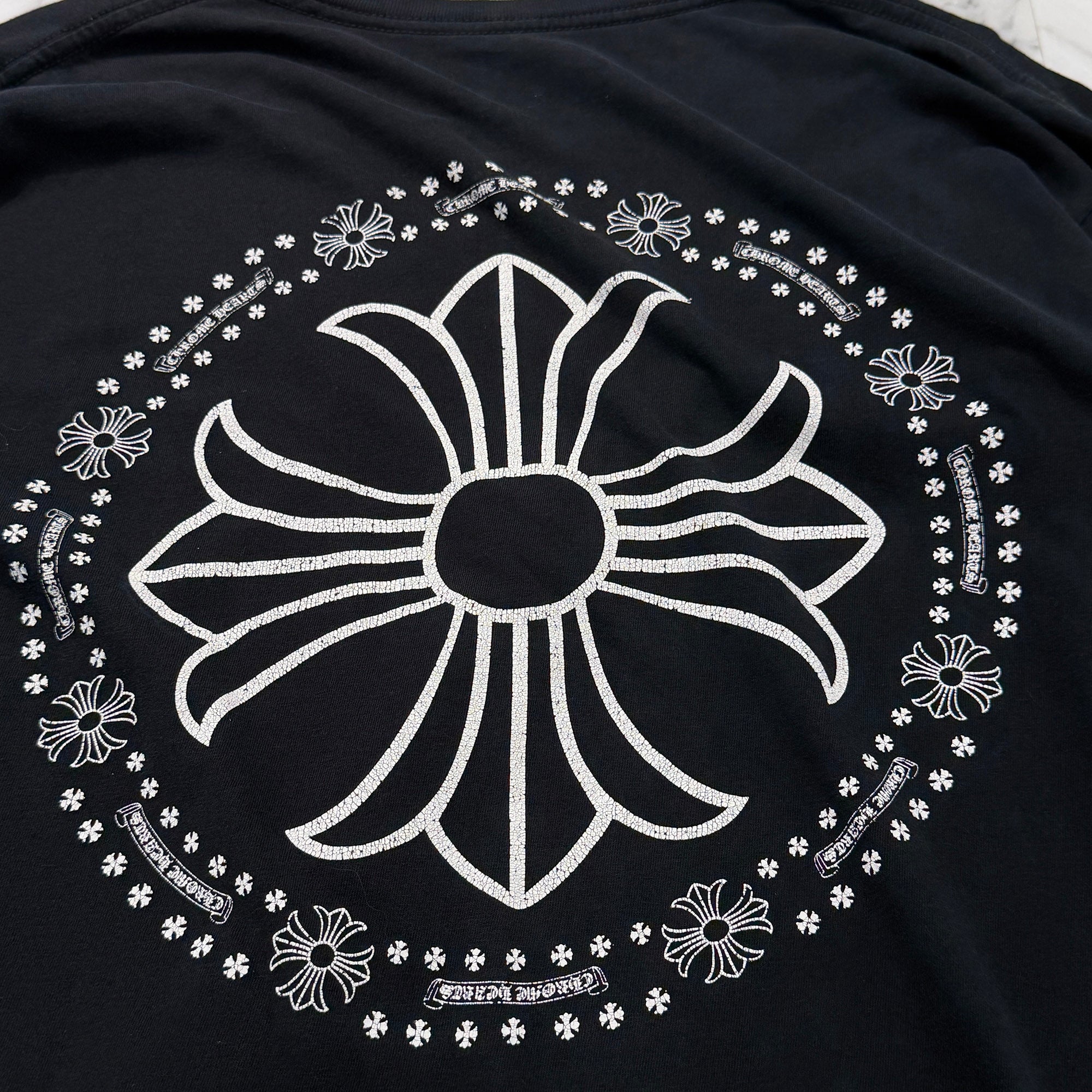 CHROME HEARTS CH Plus Medallion Logo Long Sleeve Tee Size L クロムハーツ CHプラス メダリオンロゴ ロングスリーブTシャツ サイズL
