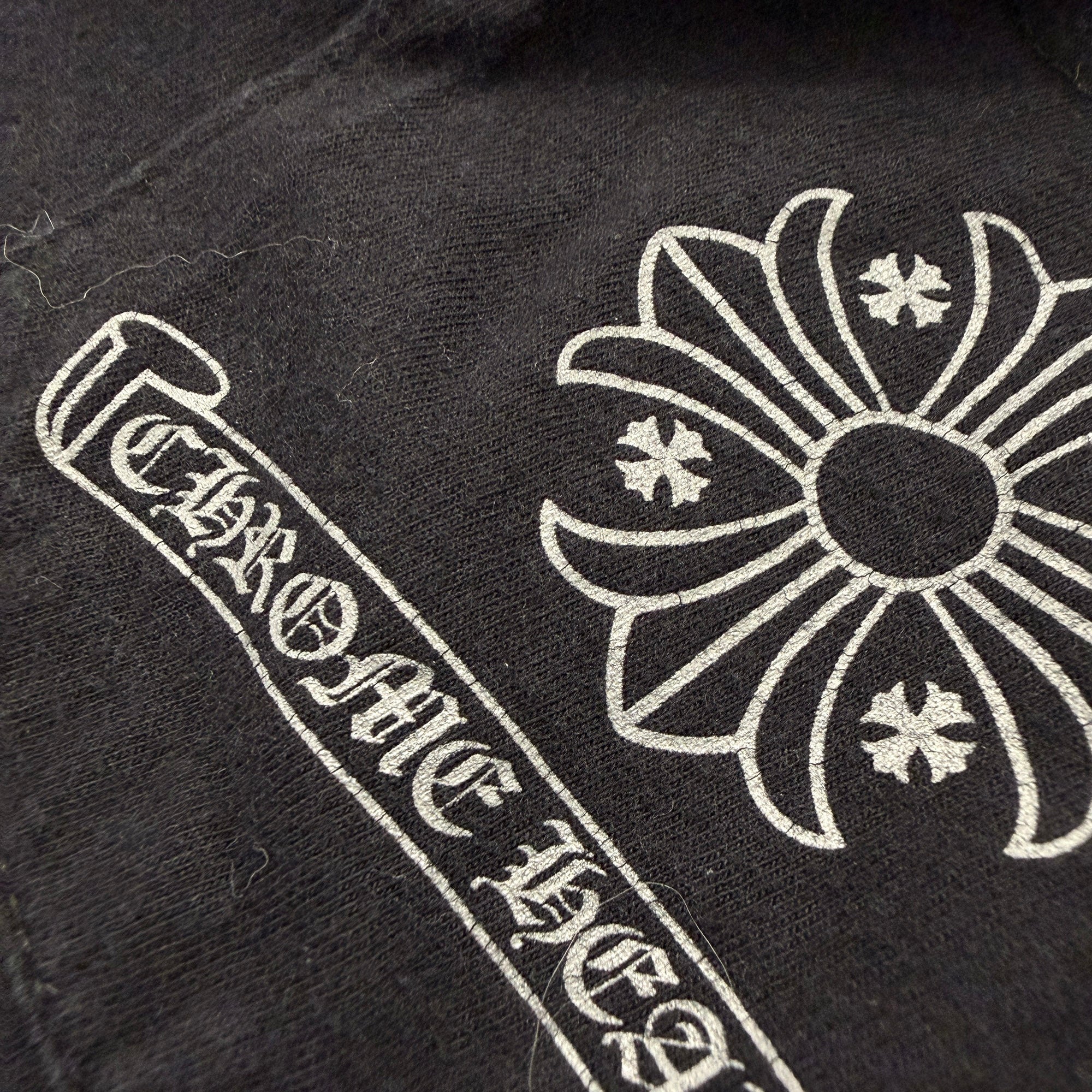 CHROME HEARTS CH Plus Block Cross Long Sleeve Tee Size L クロムハーツ CHプラス ブロッククロス ロングスリーブTシャツ サイズL