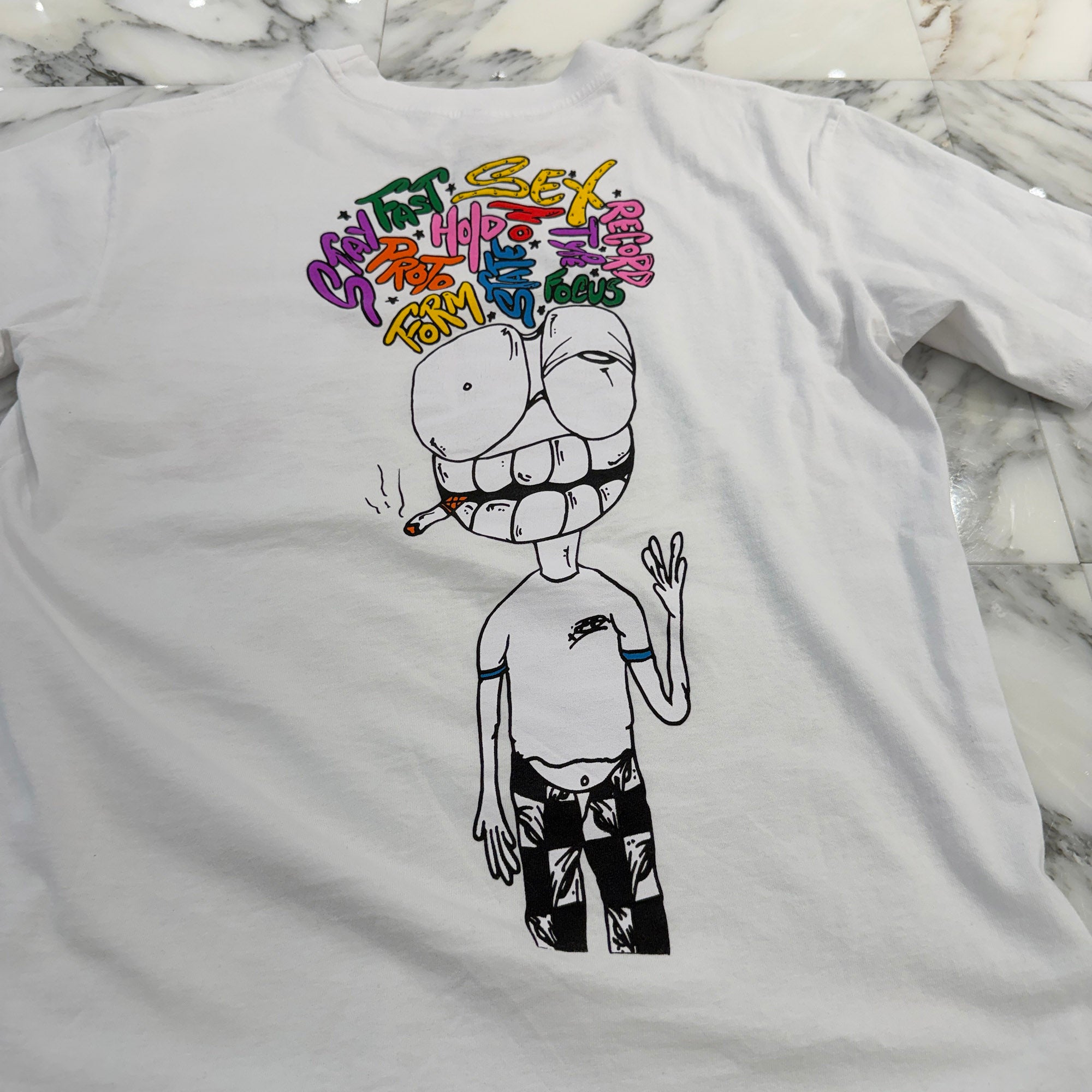 MATTY BOY 2025SS NY Exclusive ANTI PROMO Tee Size L マッティボーイ ニューヨーク限定 アンティ プロモ Tシャツ サイズL