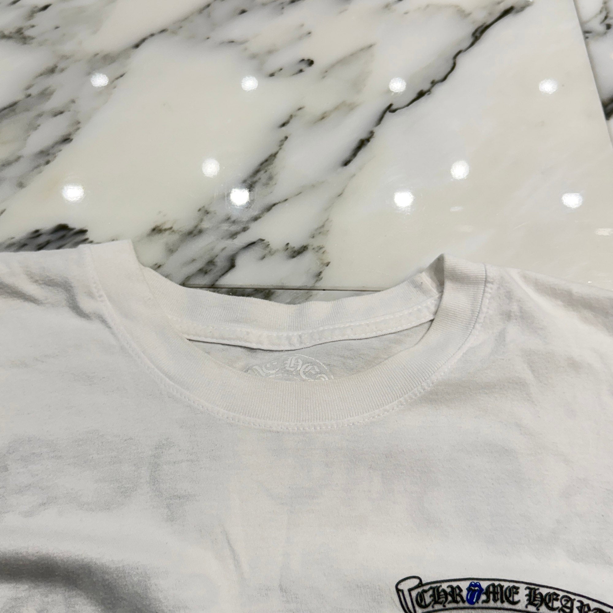 CHROME HEARTS × The Rolling Stones Las Vegas Limited Lip And Tongue Arch Logo Tee Size M クロムハーツ × ローリングストーンズ ラスベガス限定 リップアンドタン アーチロゴ Tシャツ サイズM